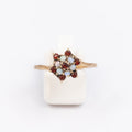 Ladies Garnet & Opal Ring