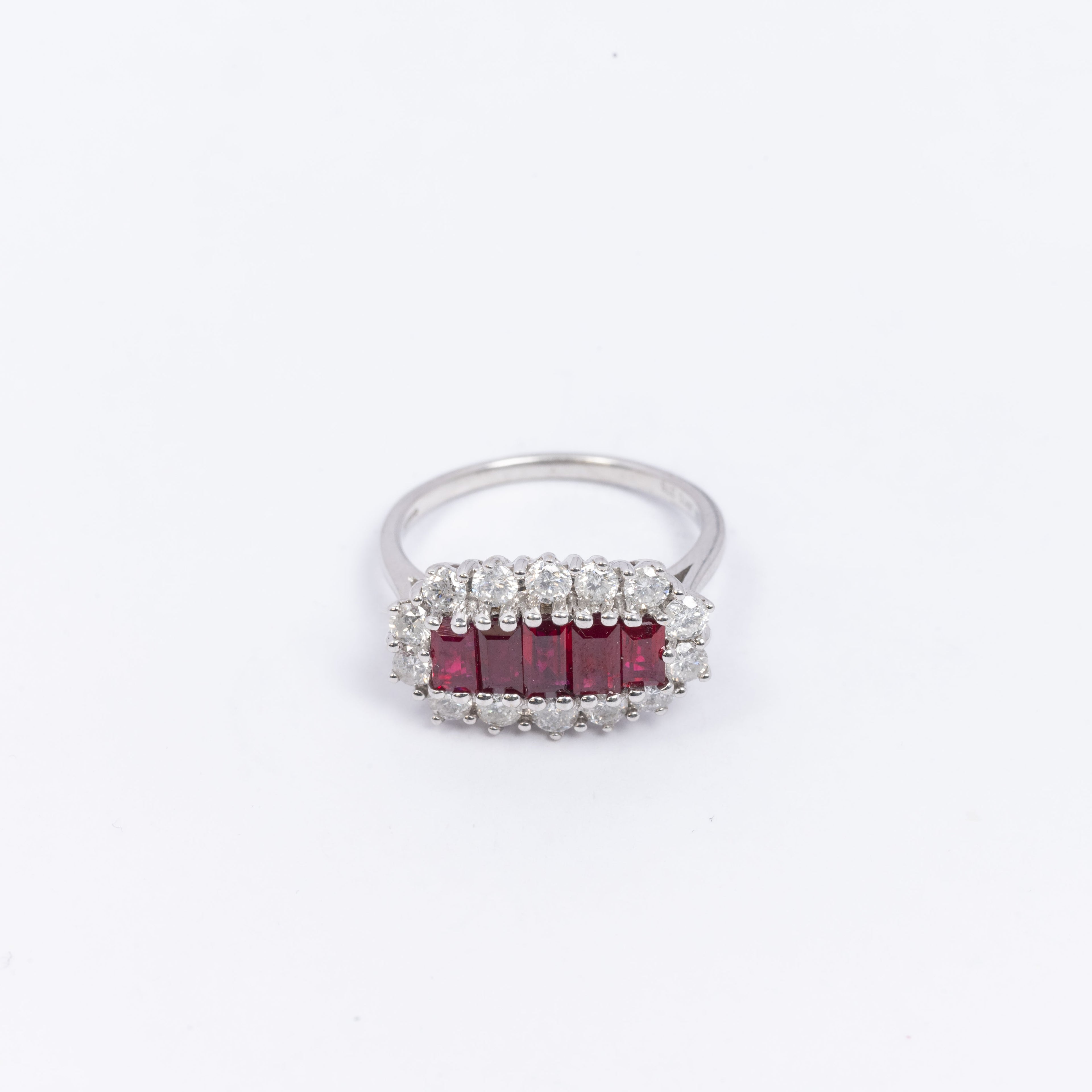 Ladies Ruby & Diamond Ring