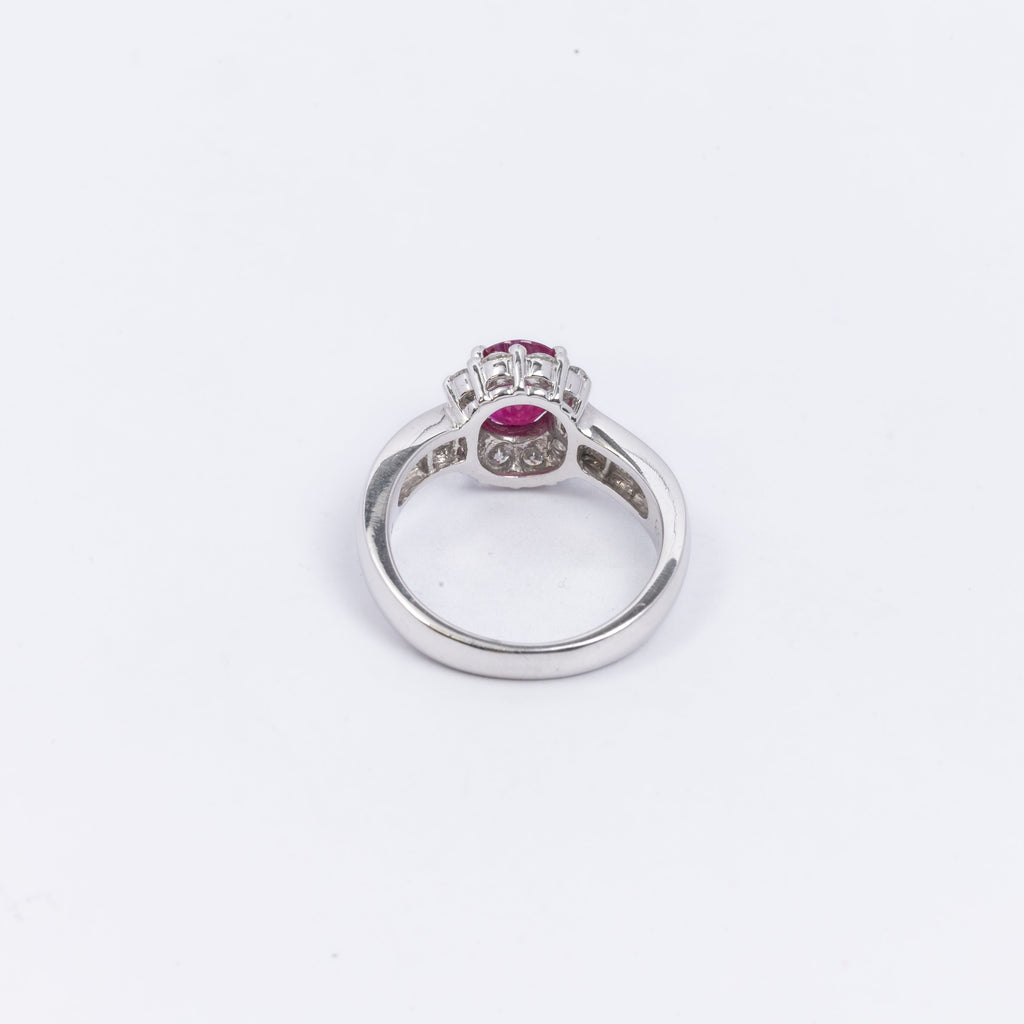 Ladies Ruby & Diamond Ring
