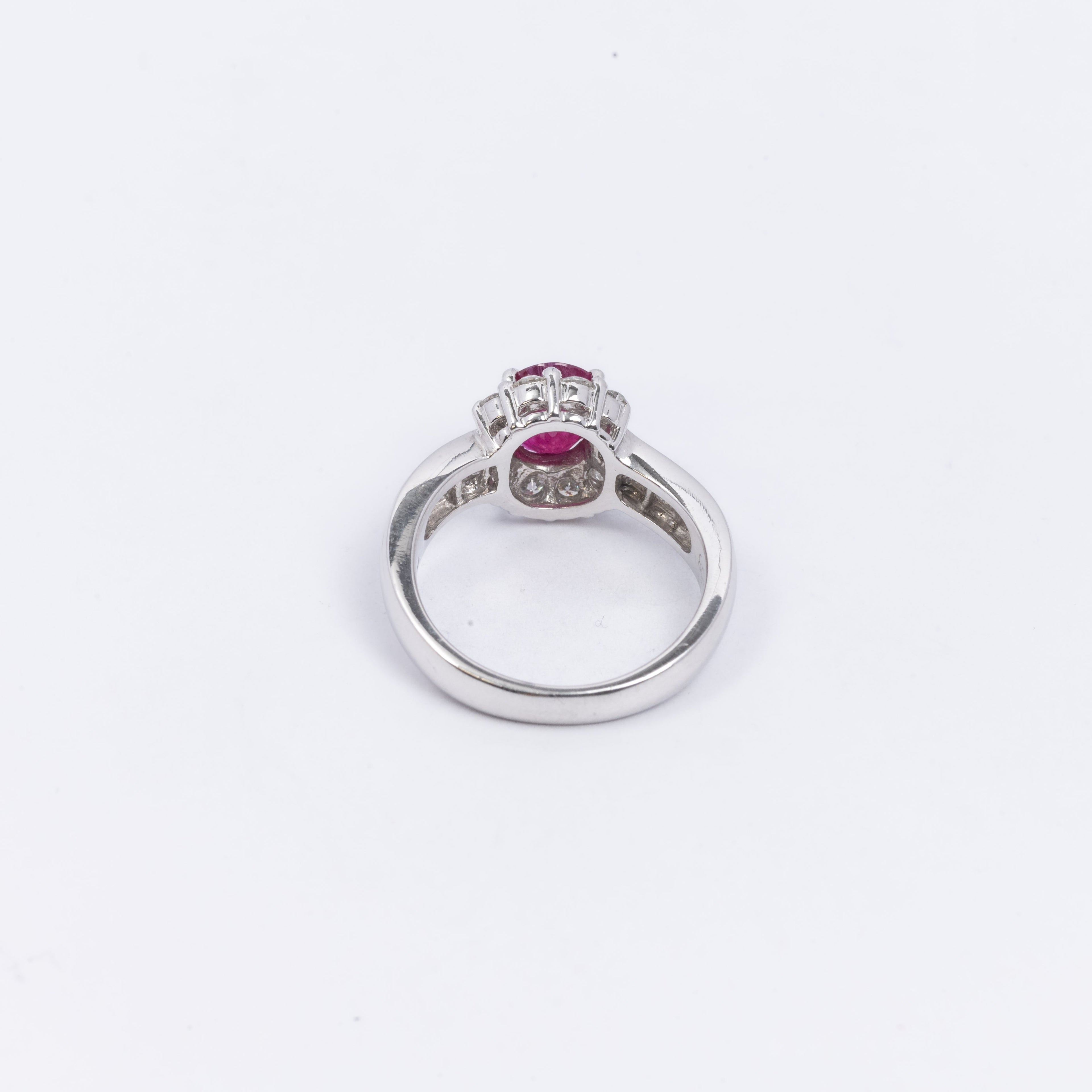 Ladies Ruby & Diamond Ring