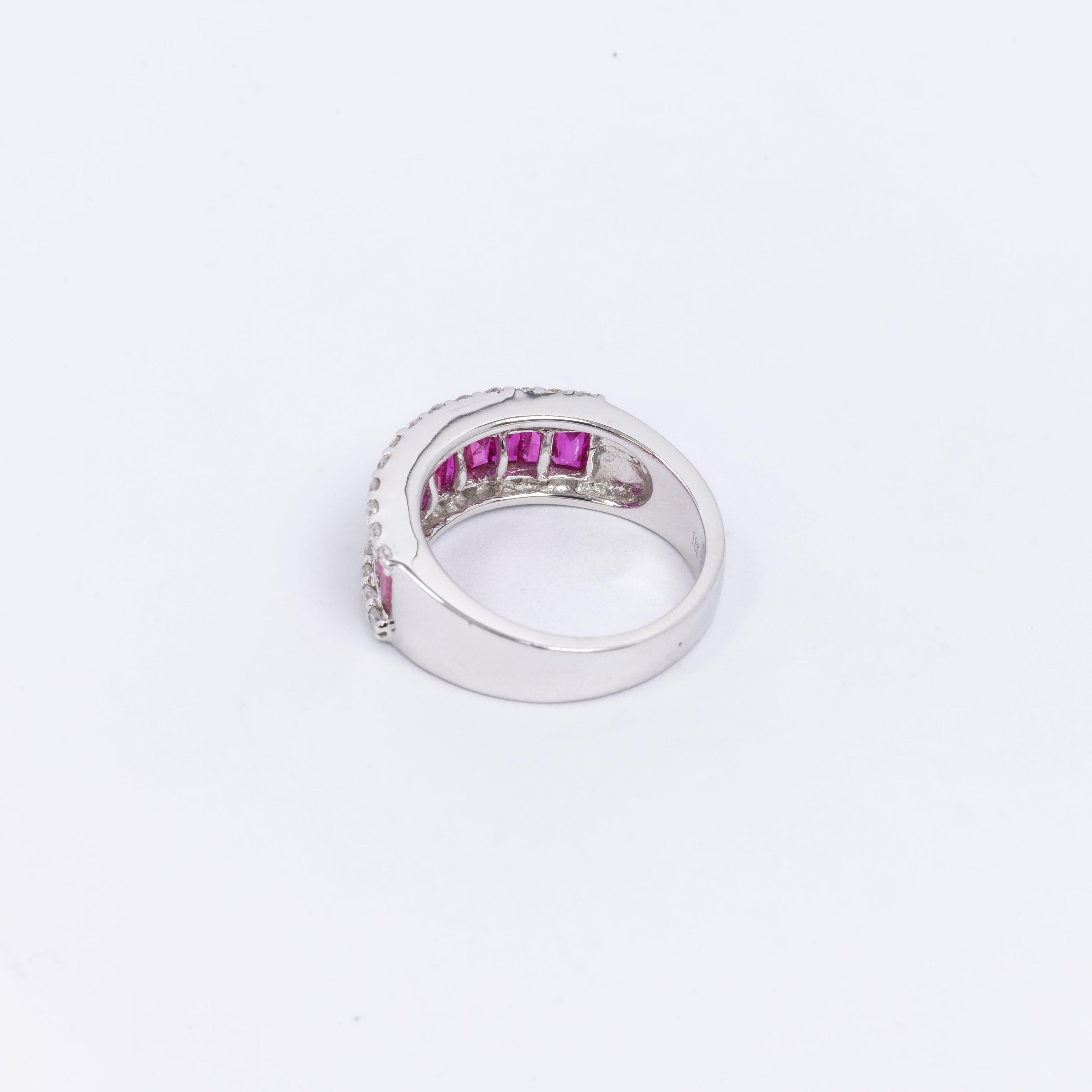 Ladies Ruby & Diamond Ring