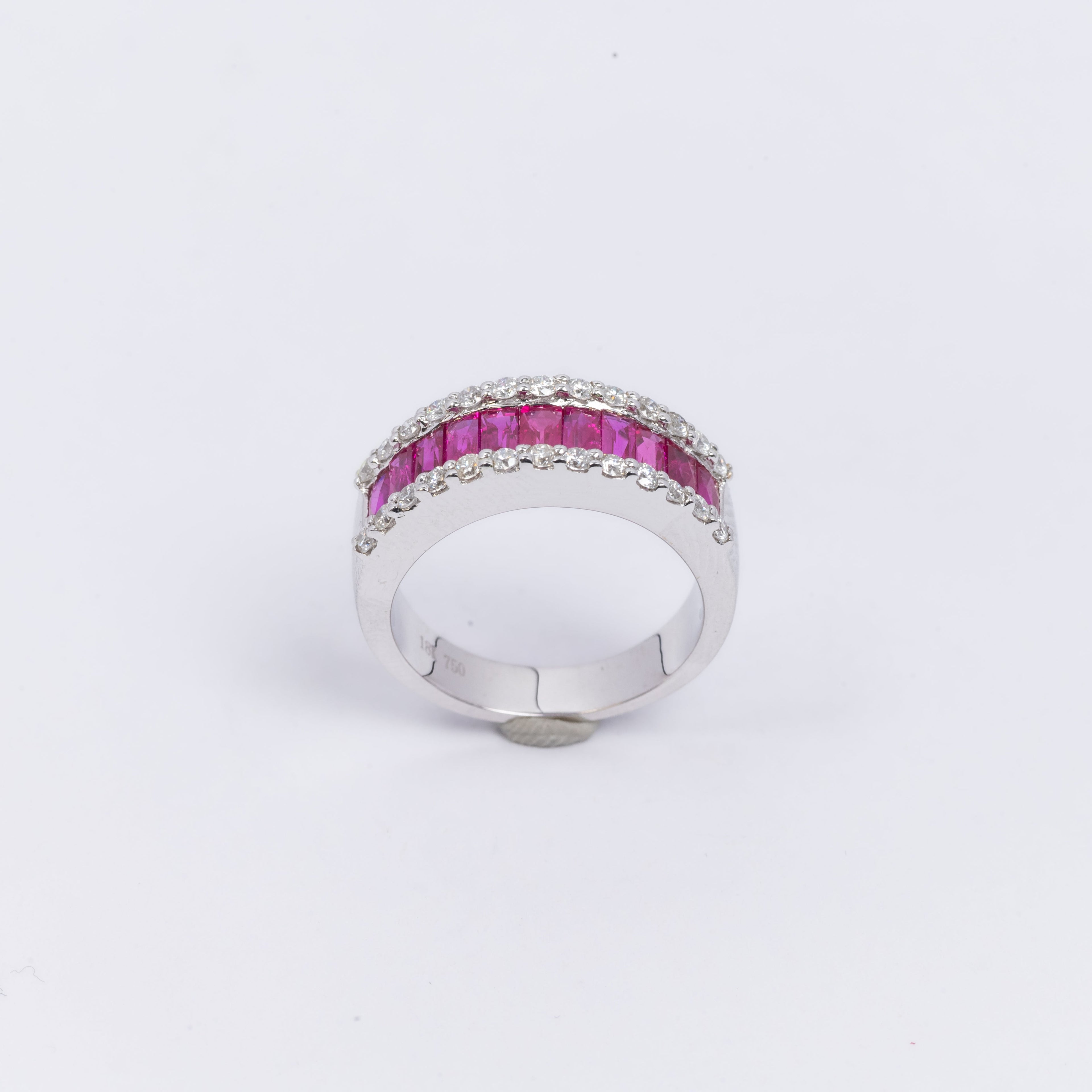Ladies Ruby & Diamond Ring
