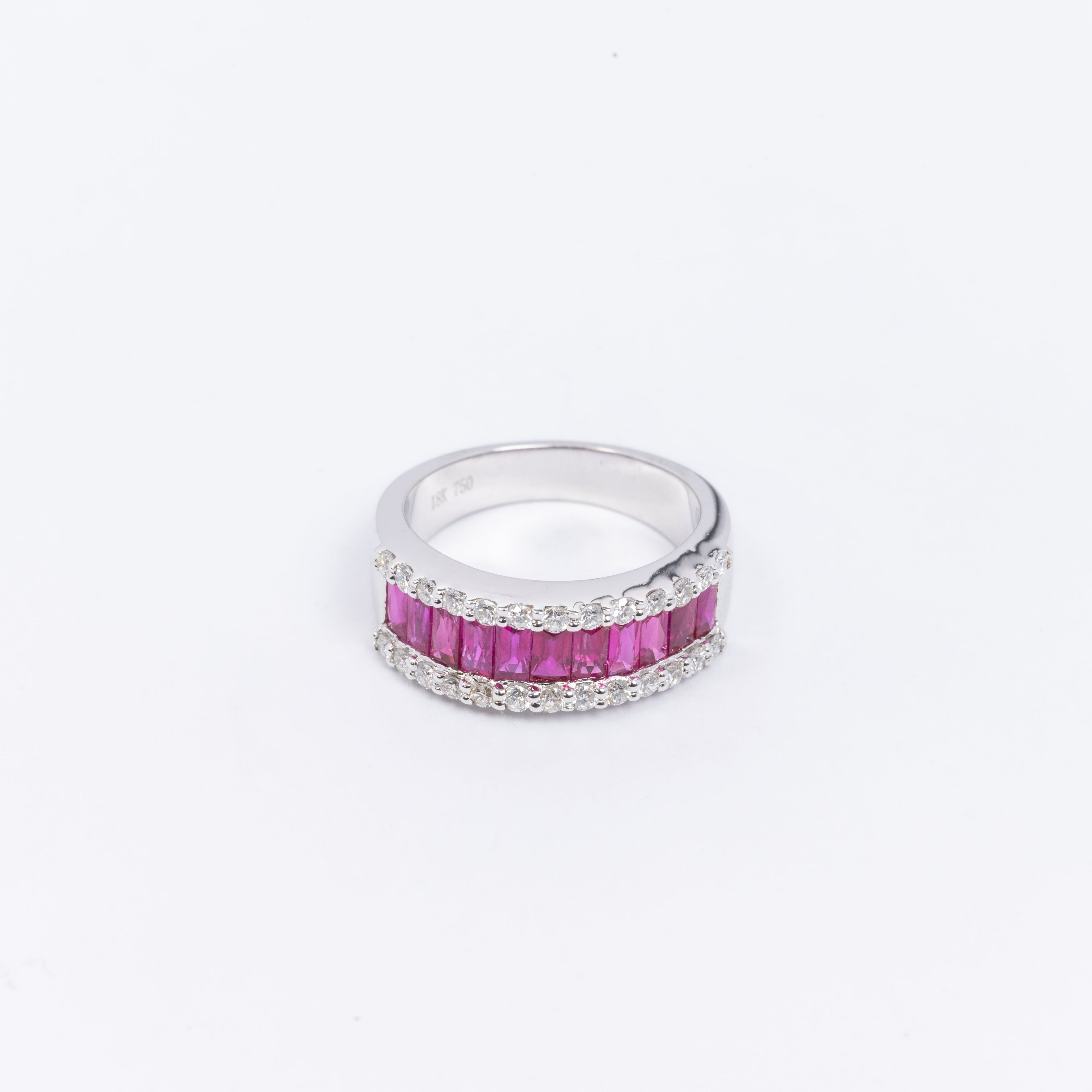 Ladies Ruby & Diamond Ring