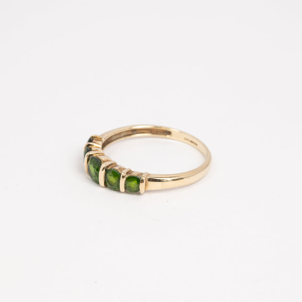 Ladies 5 Stone Tourmaline Ring