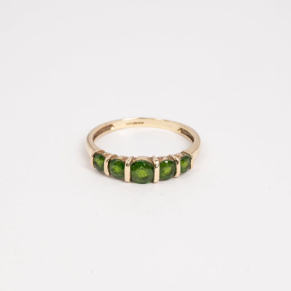 Ladies 5 Stone Tourmaline Ring