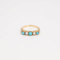 Ladies Turquoise & Pearl Ring