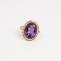 Ladies Large Amethyst Ring