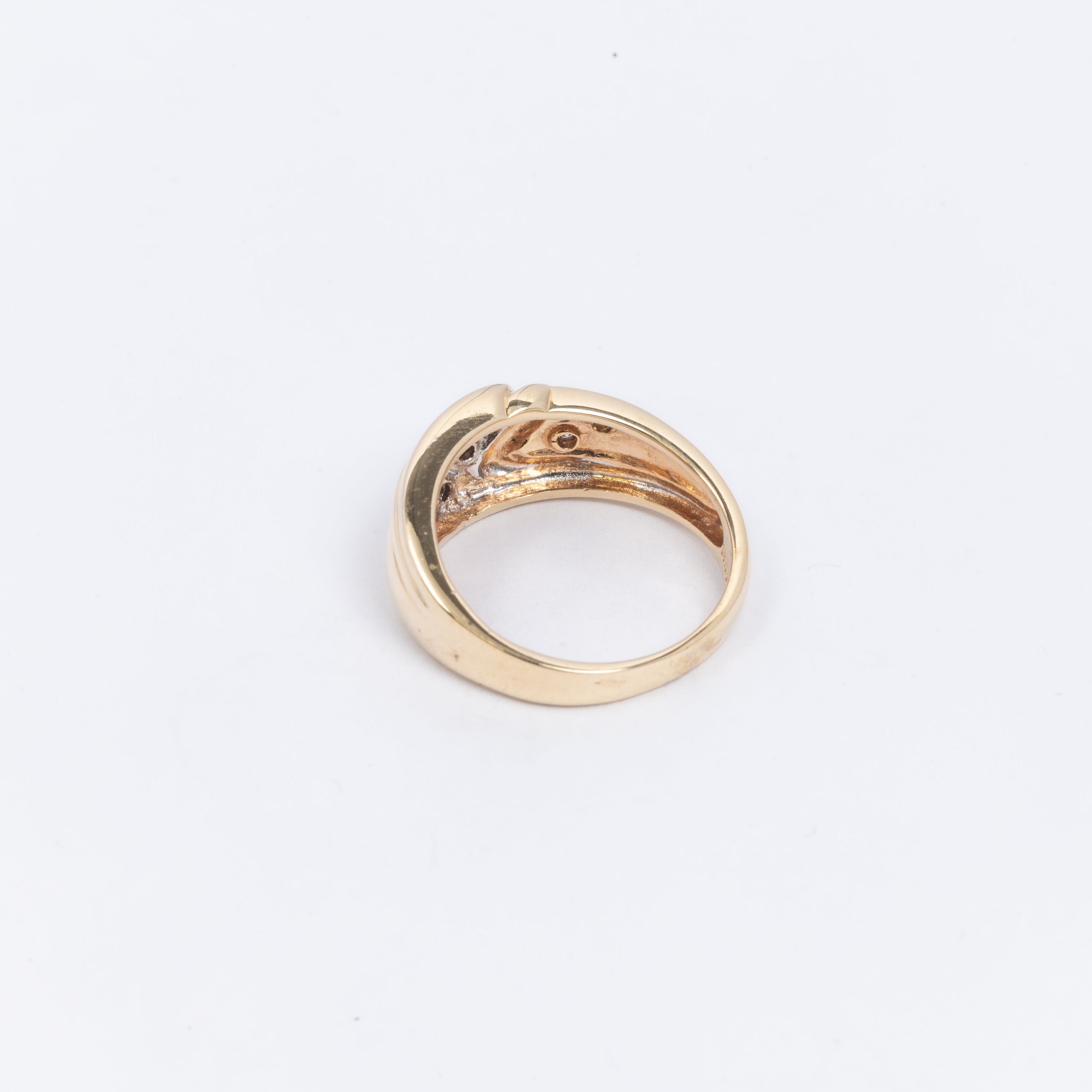 Mens Gold & Diamond Ring