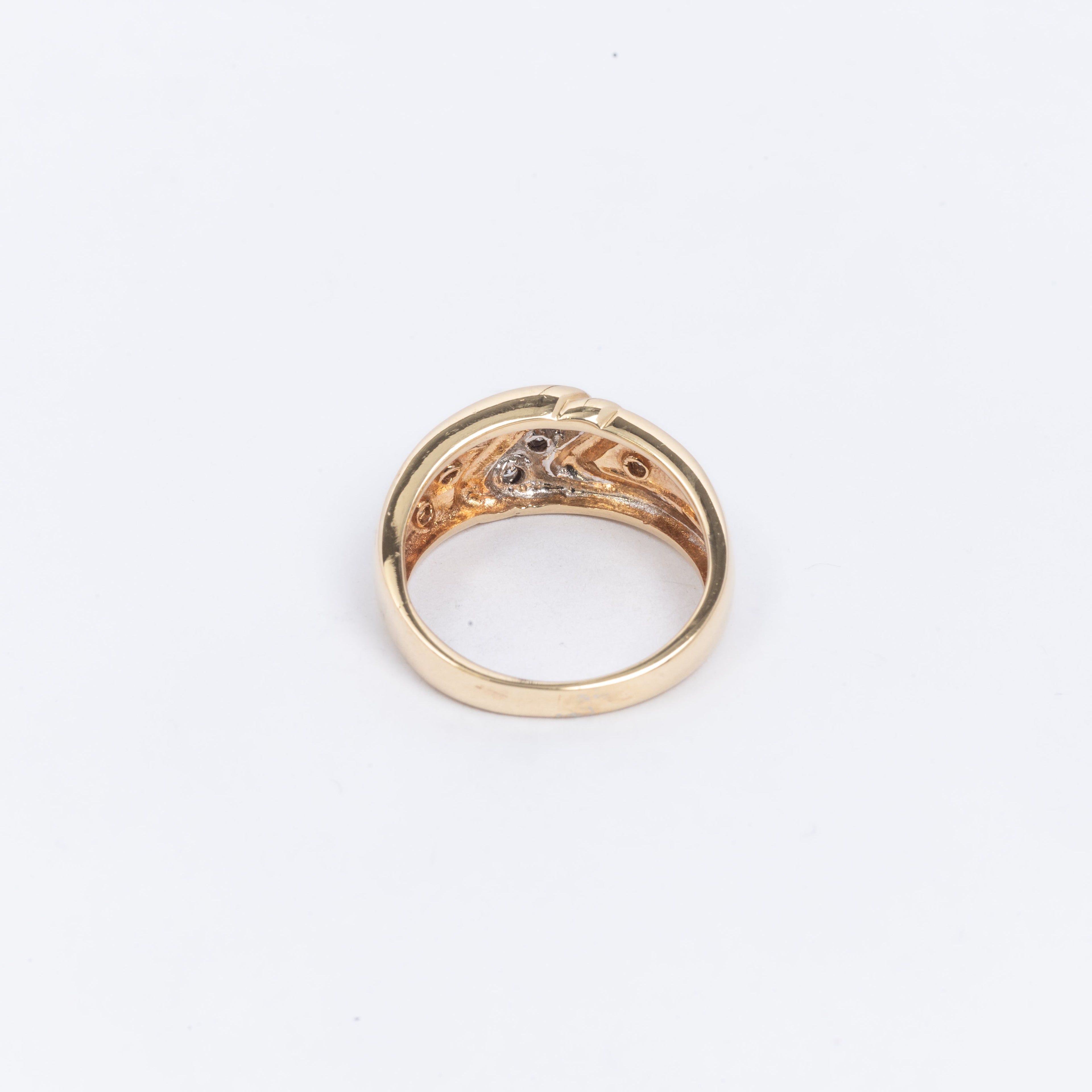Mens Gold & Diamond Ring