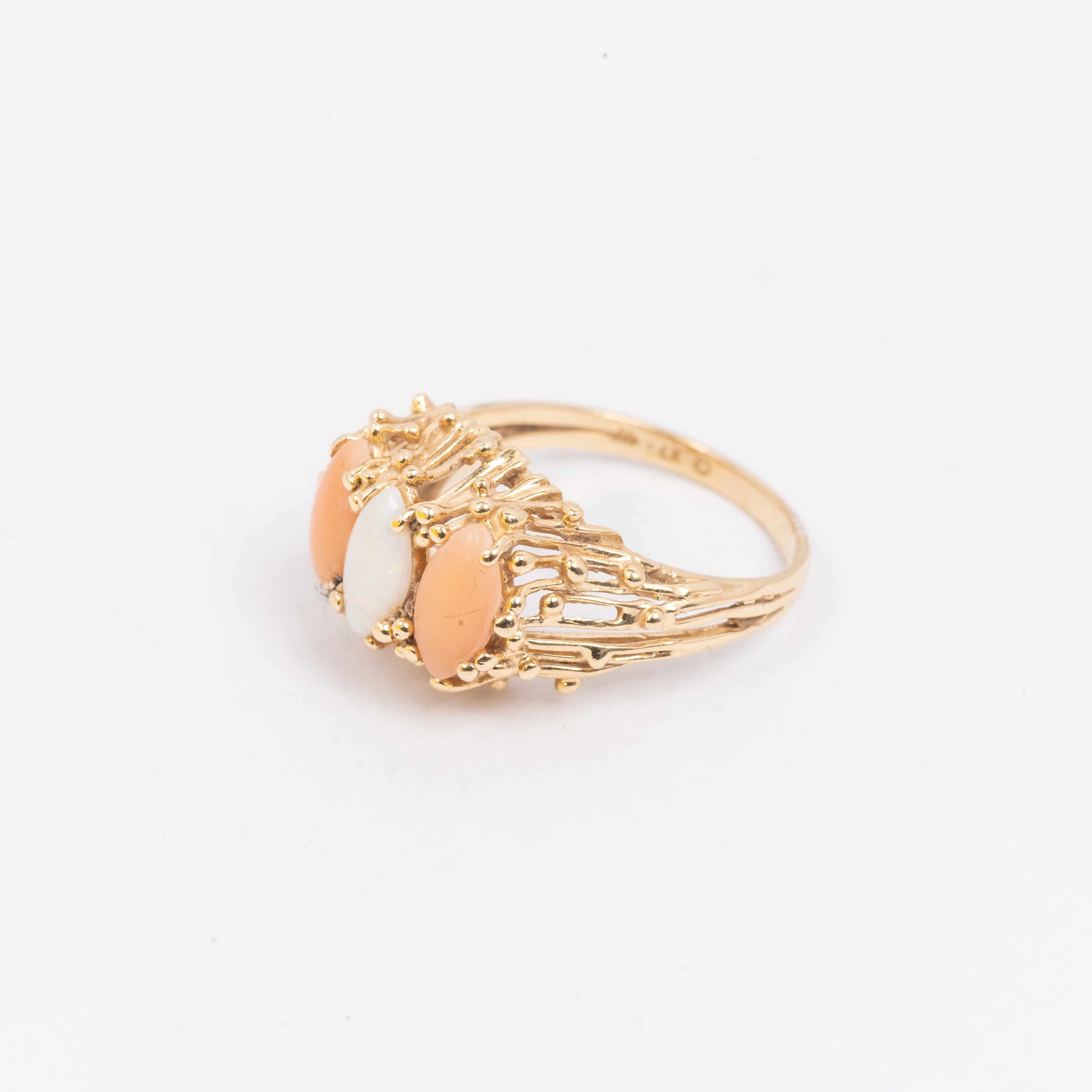 Ladies Gold & Opal Ring
