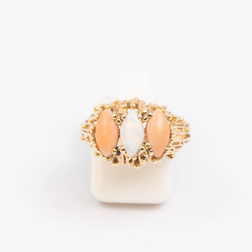 Ladies Gold & Opal Ring