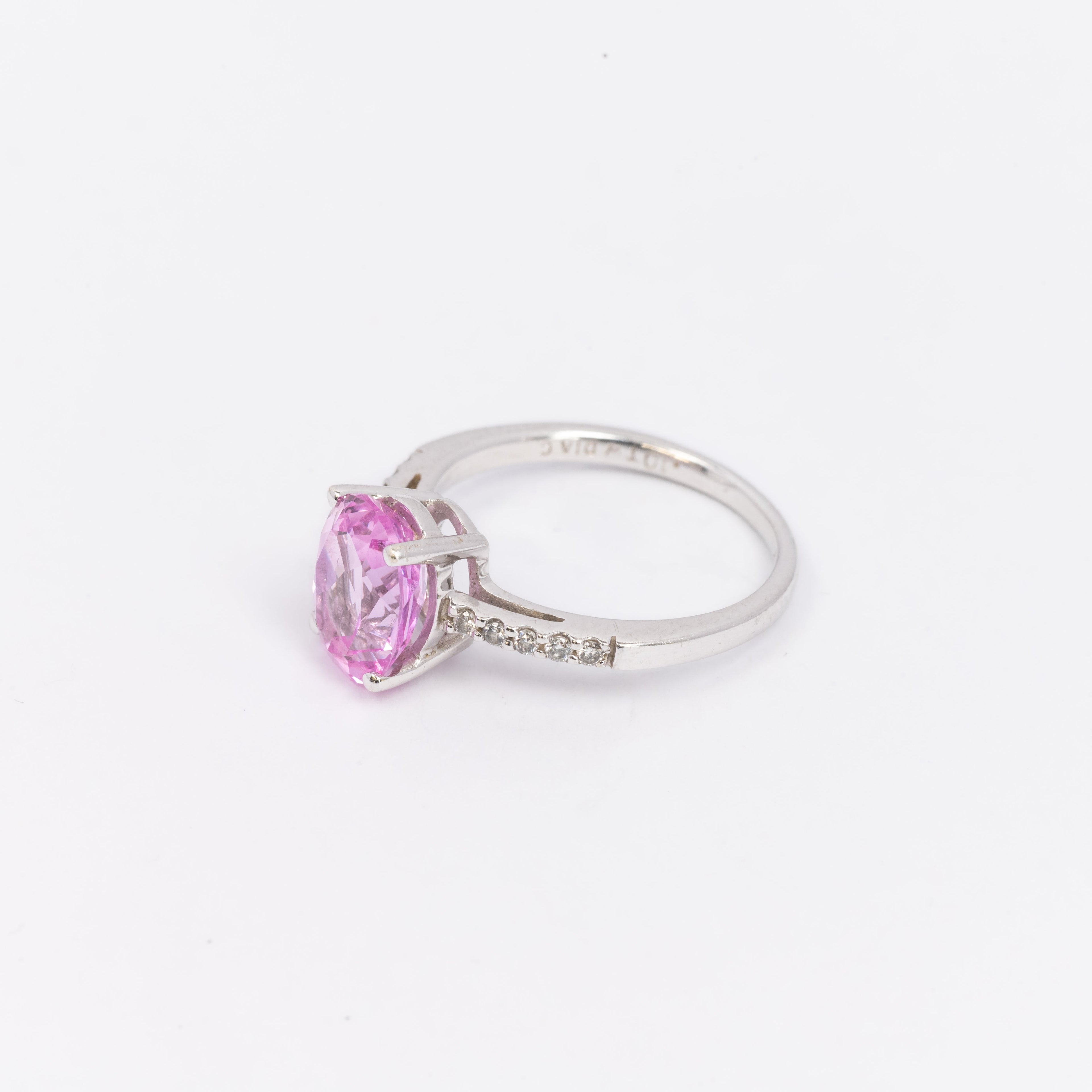 Ladies Pink Sapphire