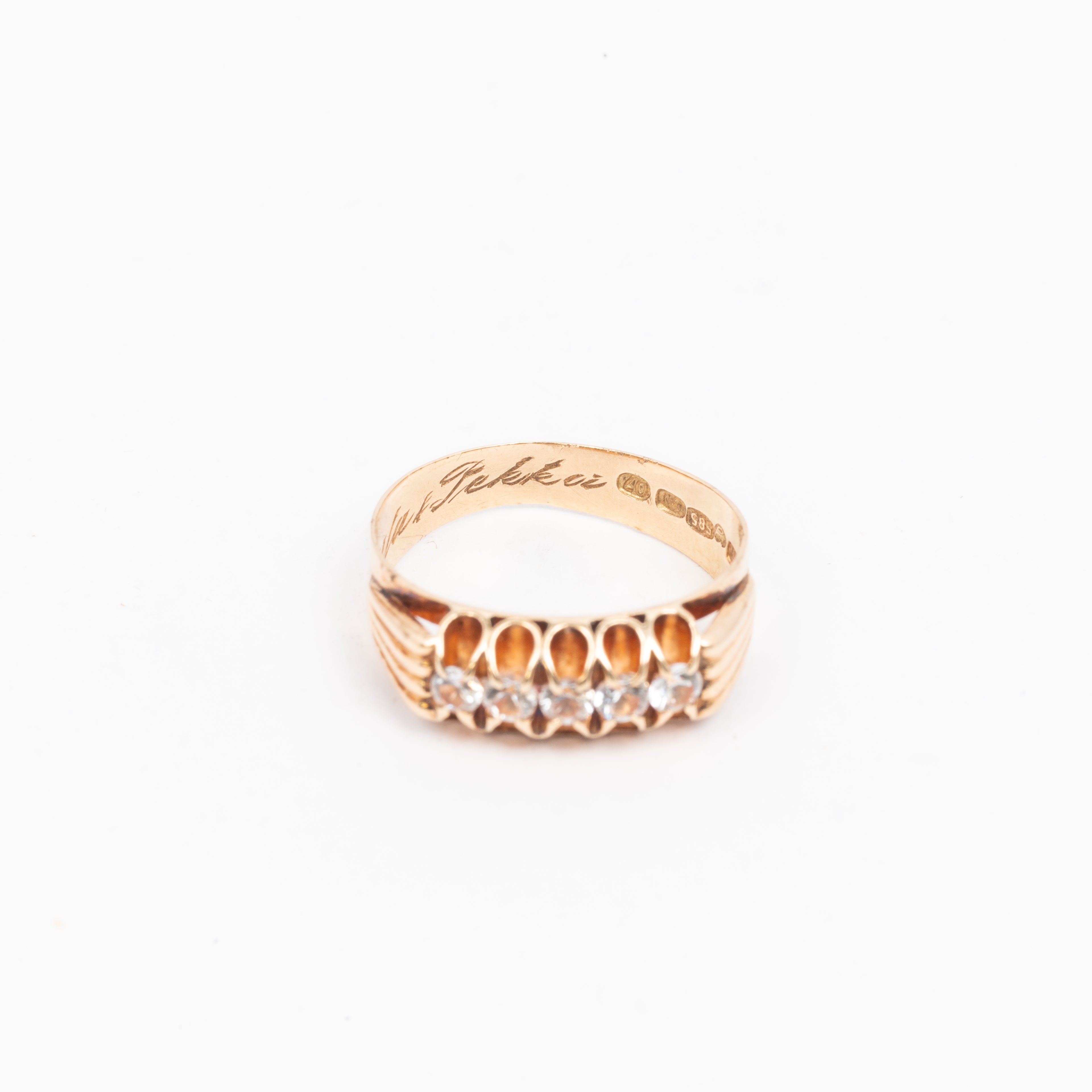 Gents 5 Stone Ring