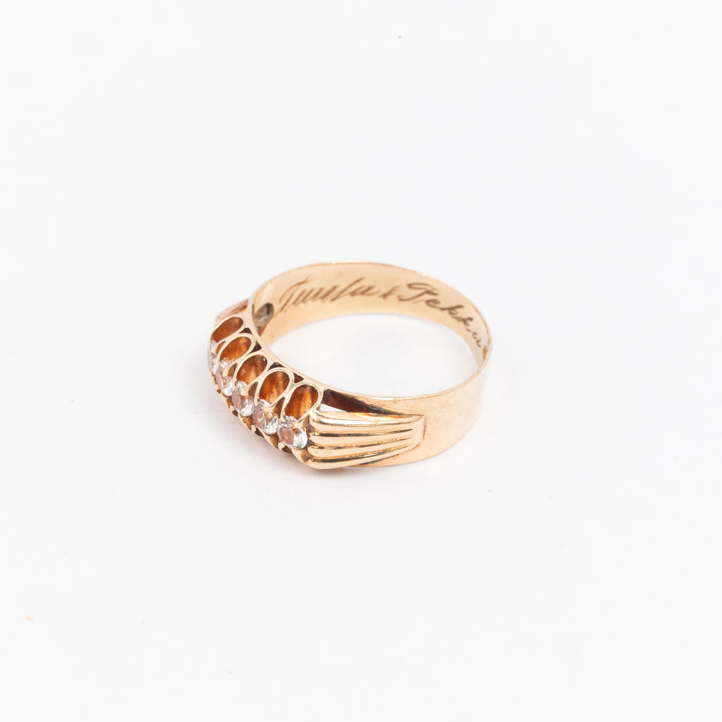 5 Stone Small Gents RIng