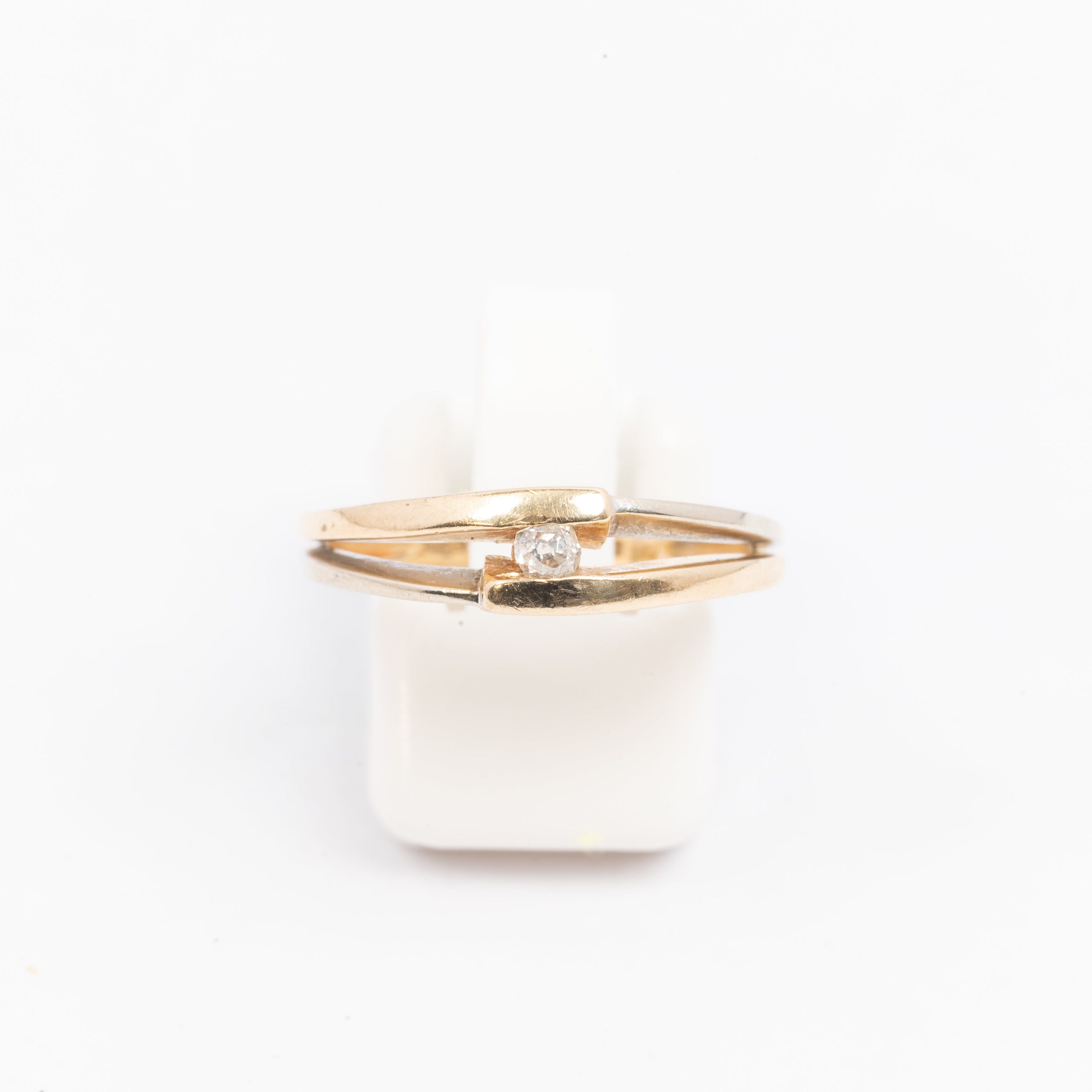 Vintage Gold Ladies Solitaire