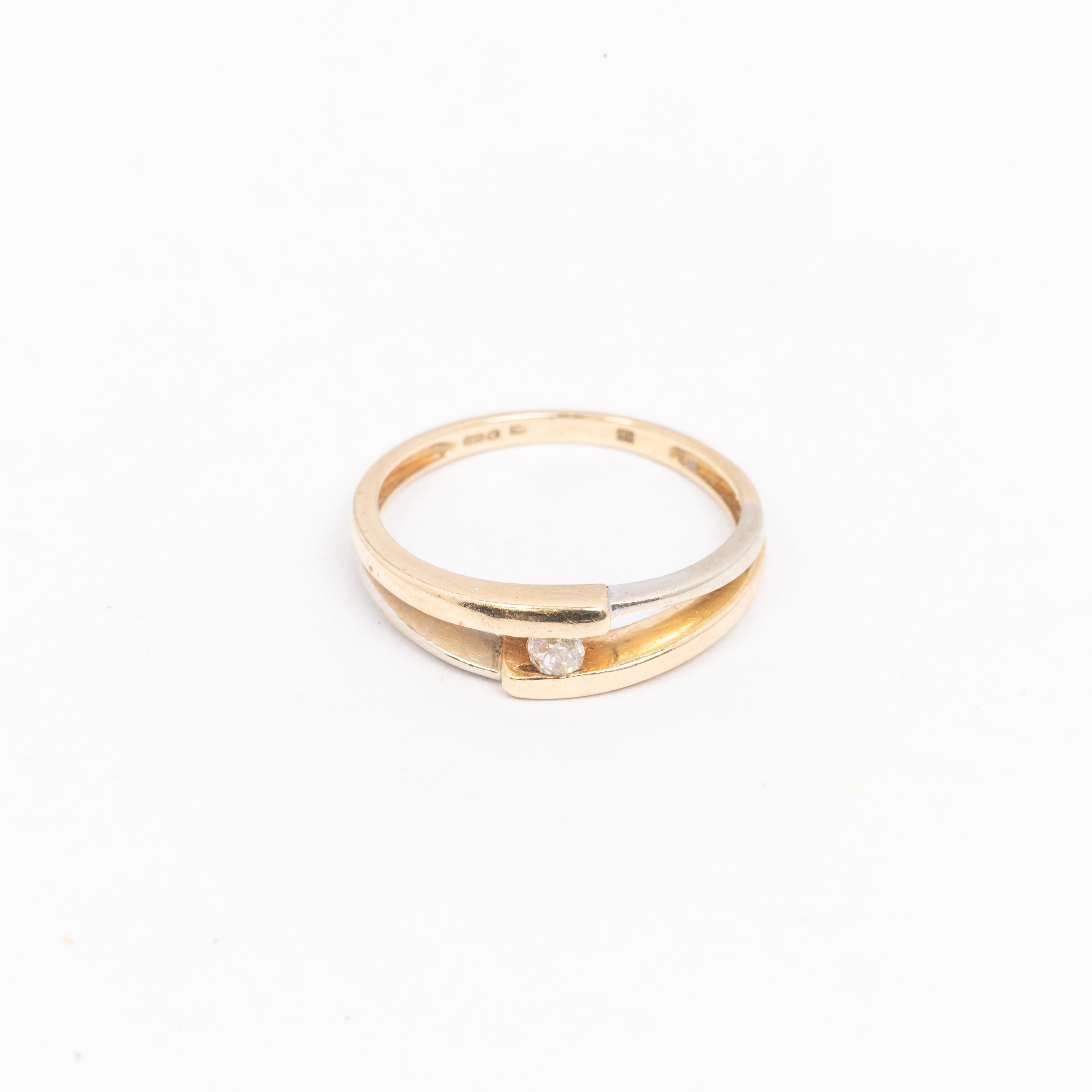 Vintage Gold Ladies Solitaire