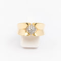 Ribboned Pave Set Ring