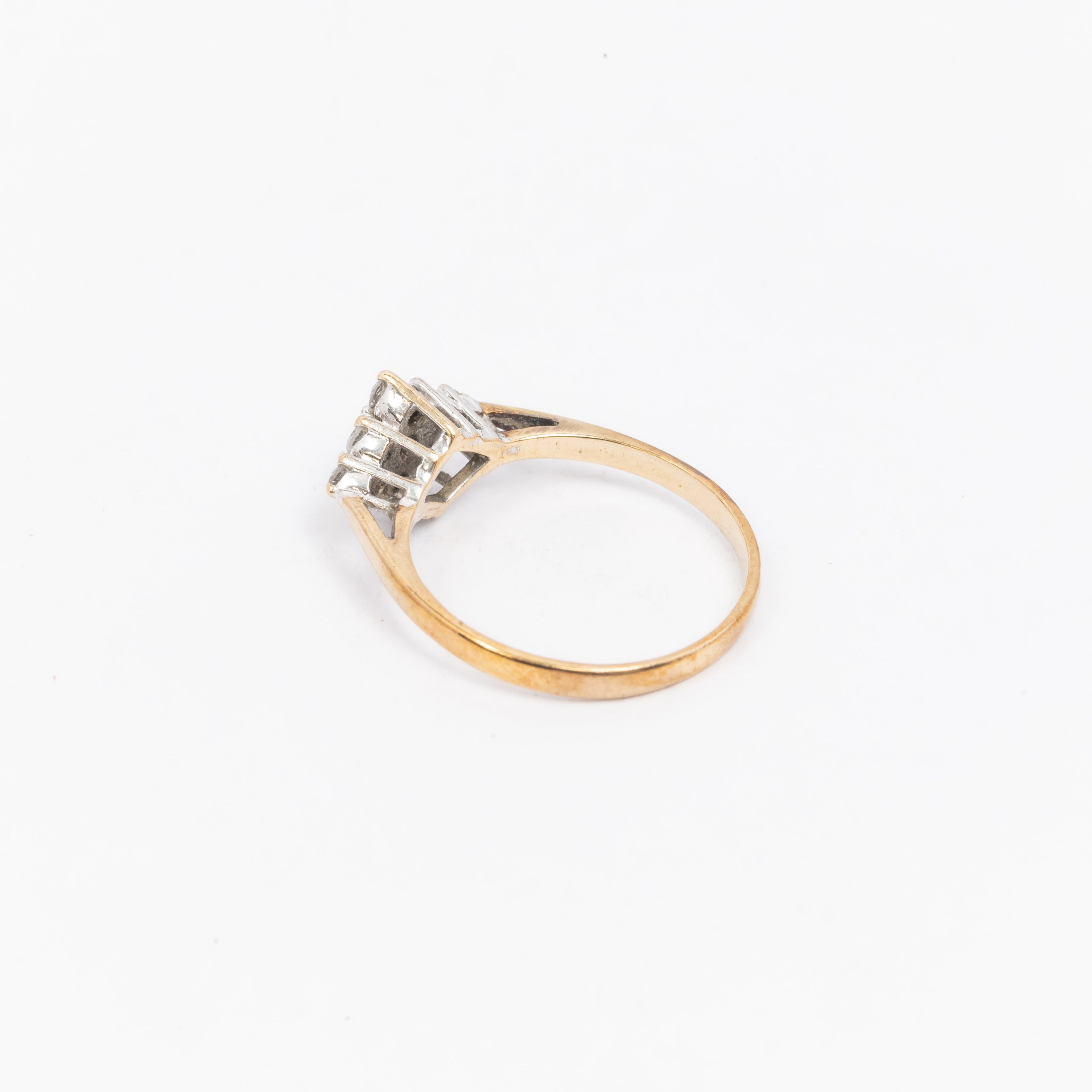 Ladies Diamond Cluster Ring