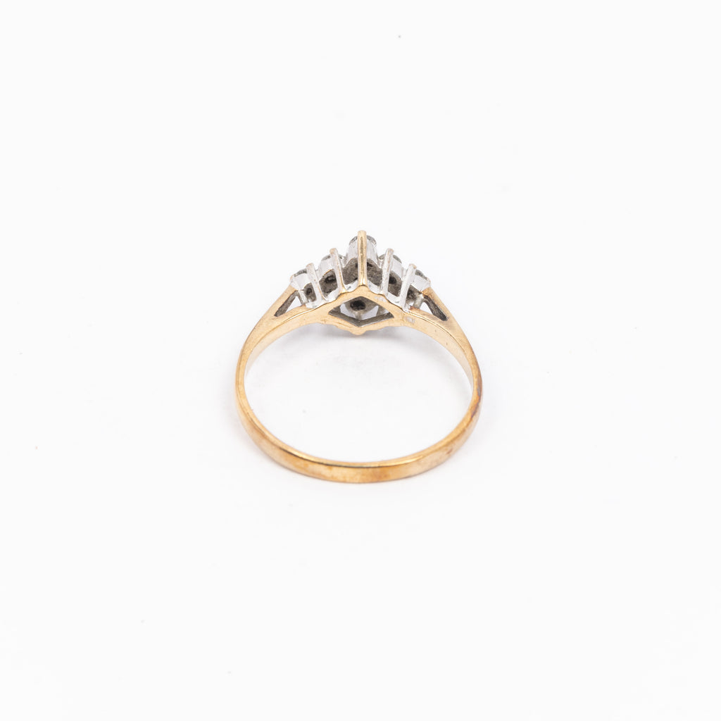 Ladies Diamond Cluster Ring