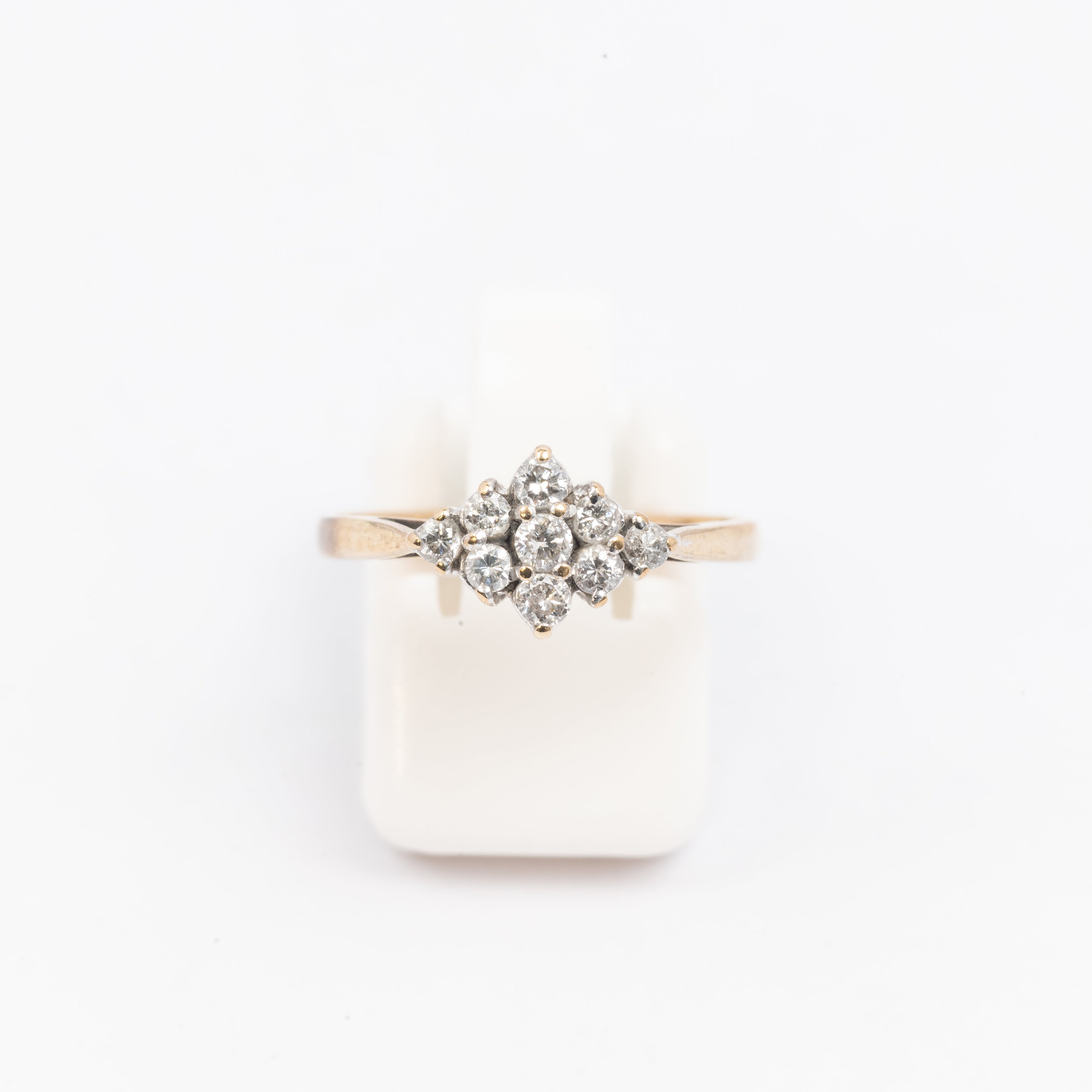 Ladies Diamond Cluster Ring