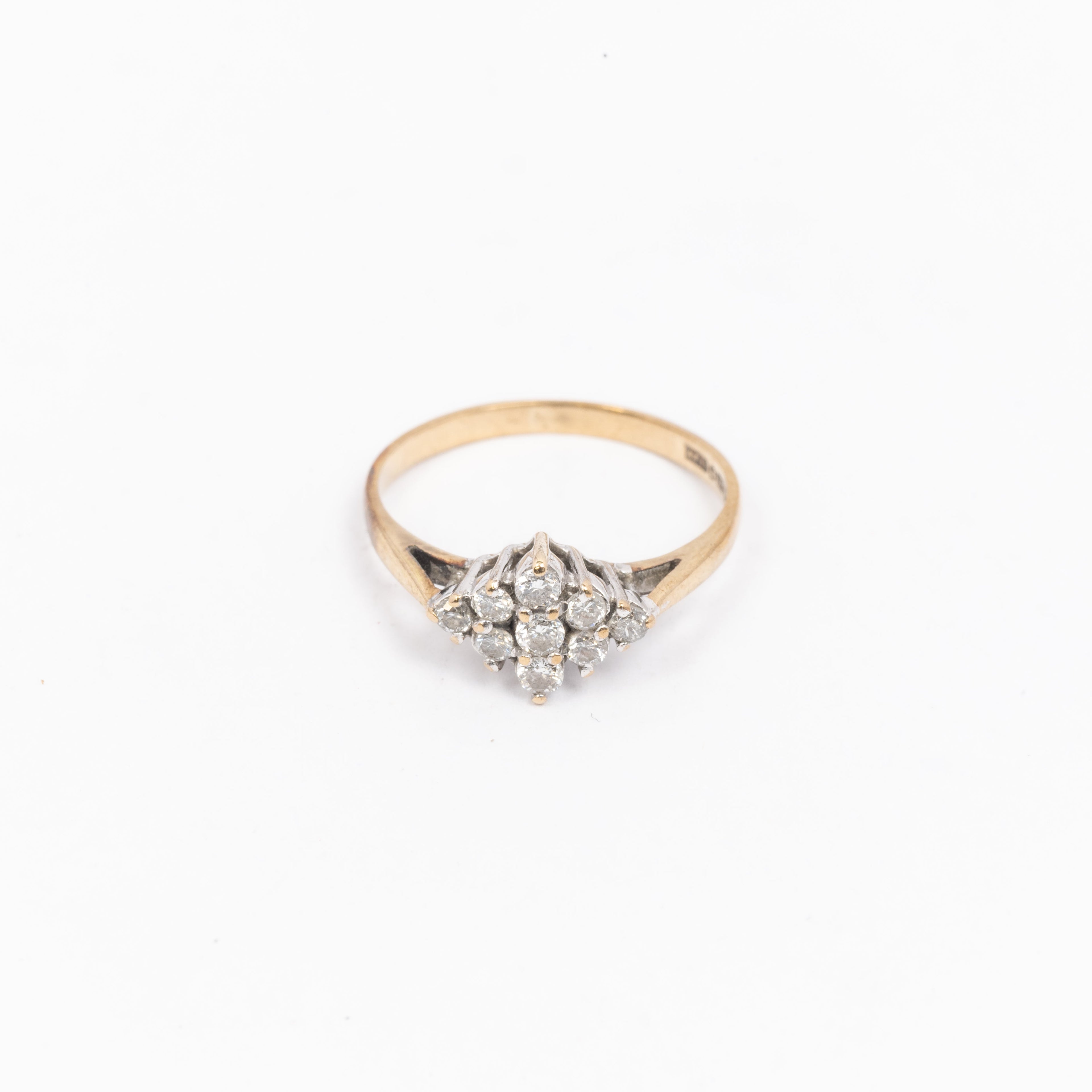 Ladies Diamond Cluster Ring