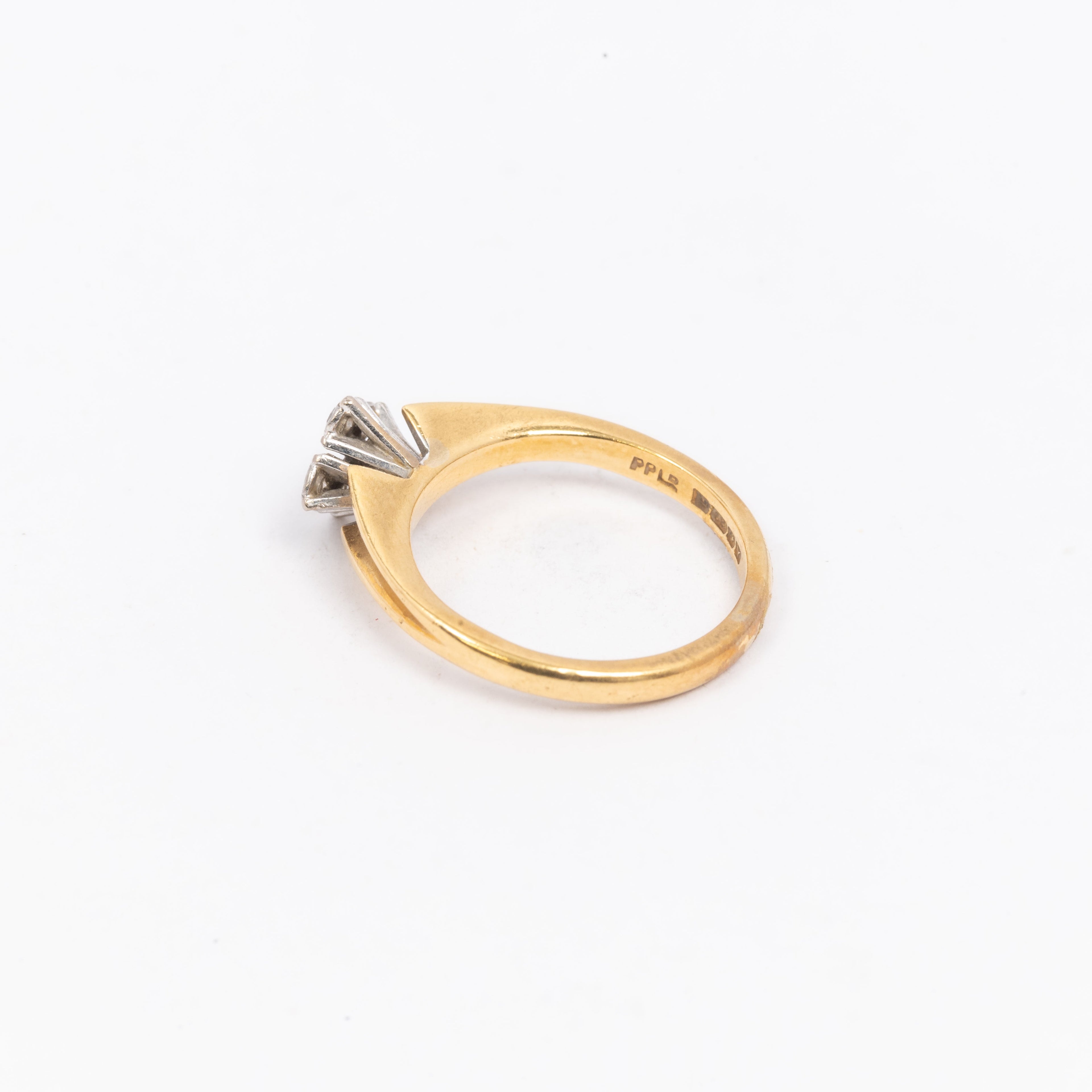 Ladies Split Cluster Diamond Ring