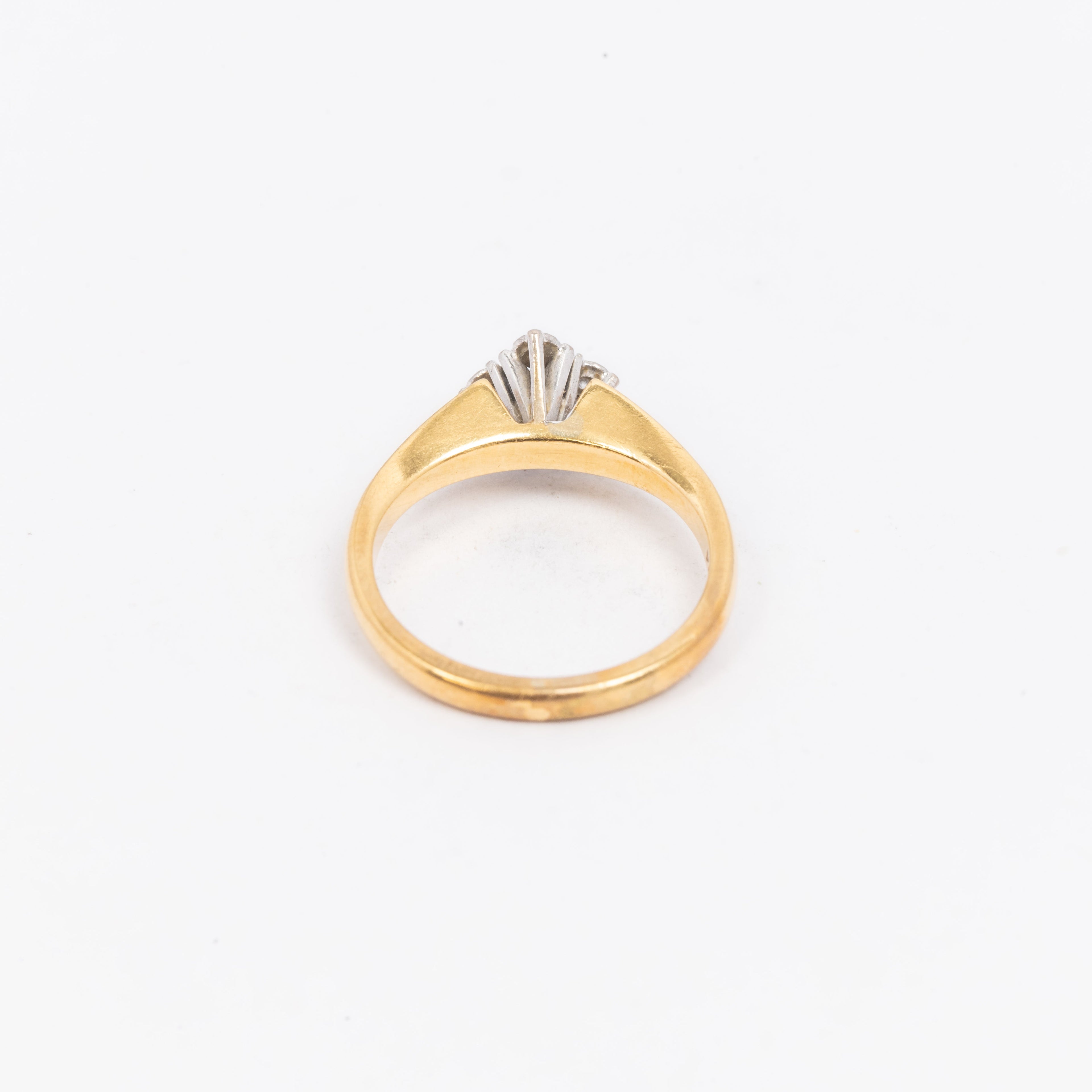 Ladies Split Cluster Diamond Ring