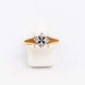 Ladies Split Cluster Diamond Ring