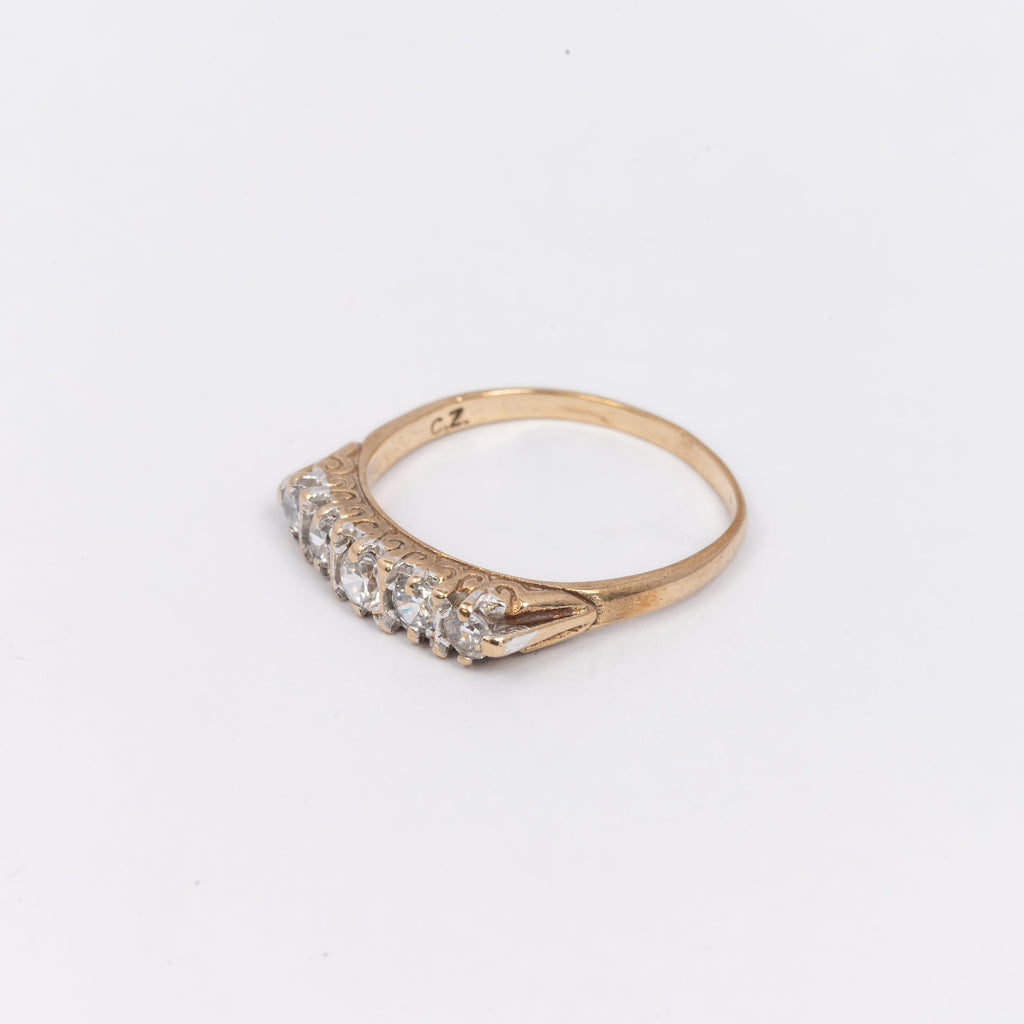 Ladies CZ Eternity Ring