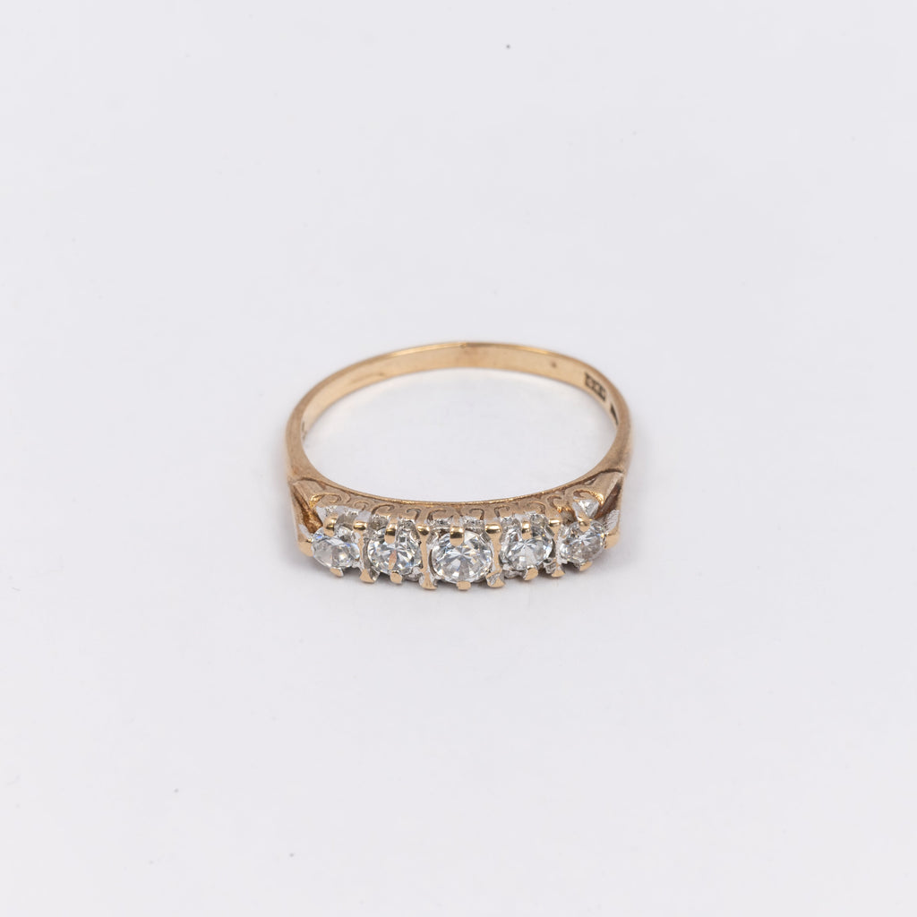Ladies CZ Eternity Ring
