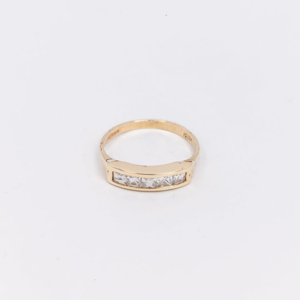 Ladies CZ Eternity Ring