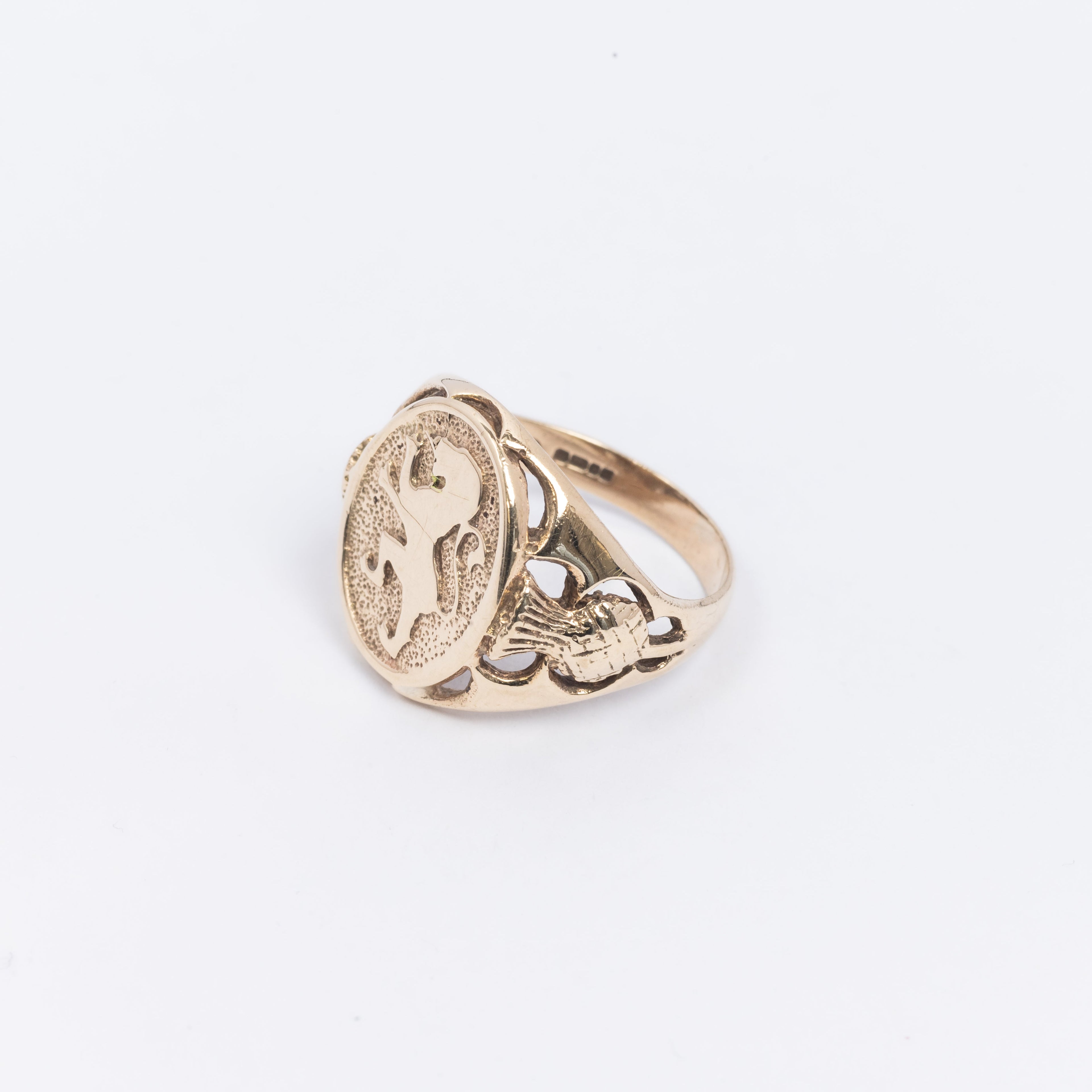 Mens Scottish Lion Ring
