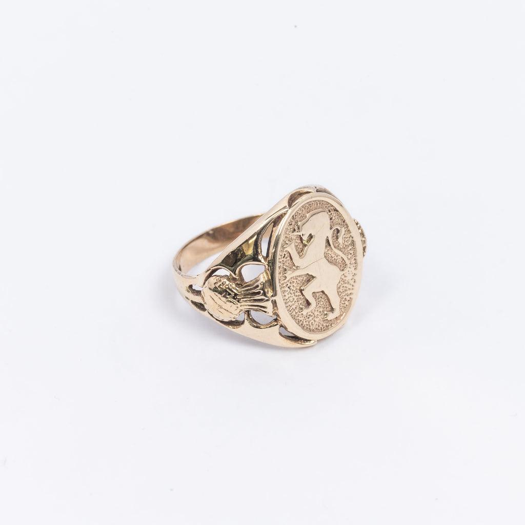Mens Scottish Lion Ring
