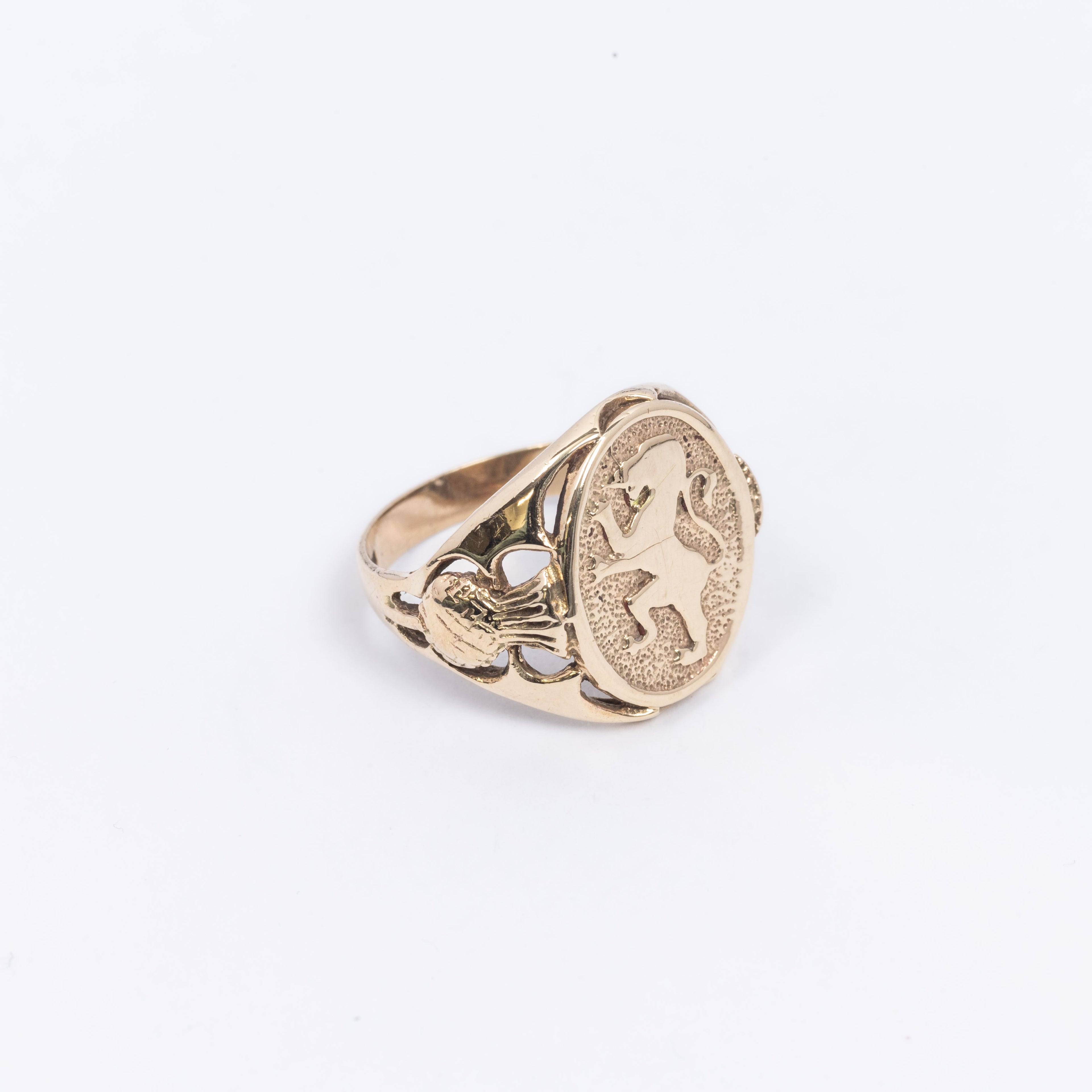 Mens Scottish Lion Ring