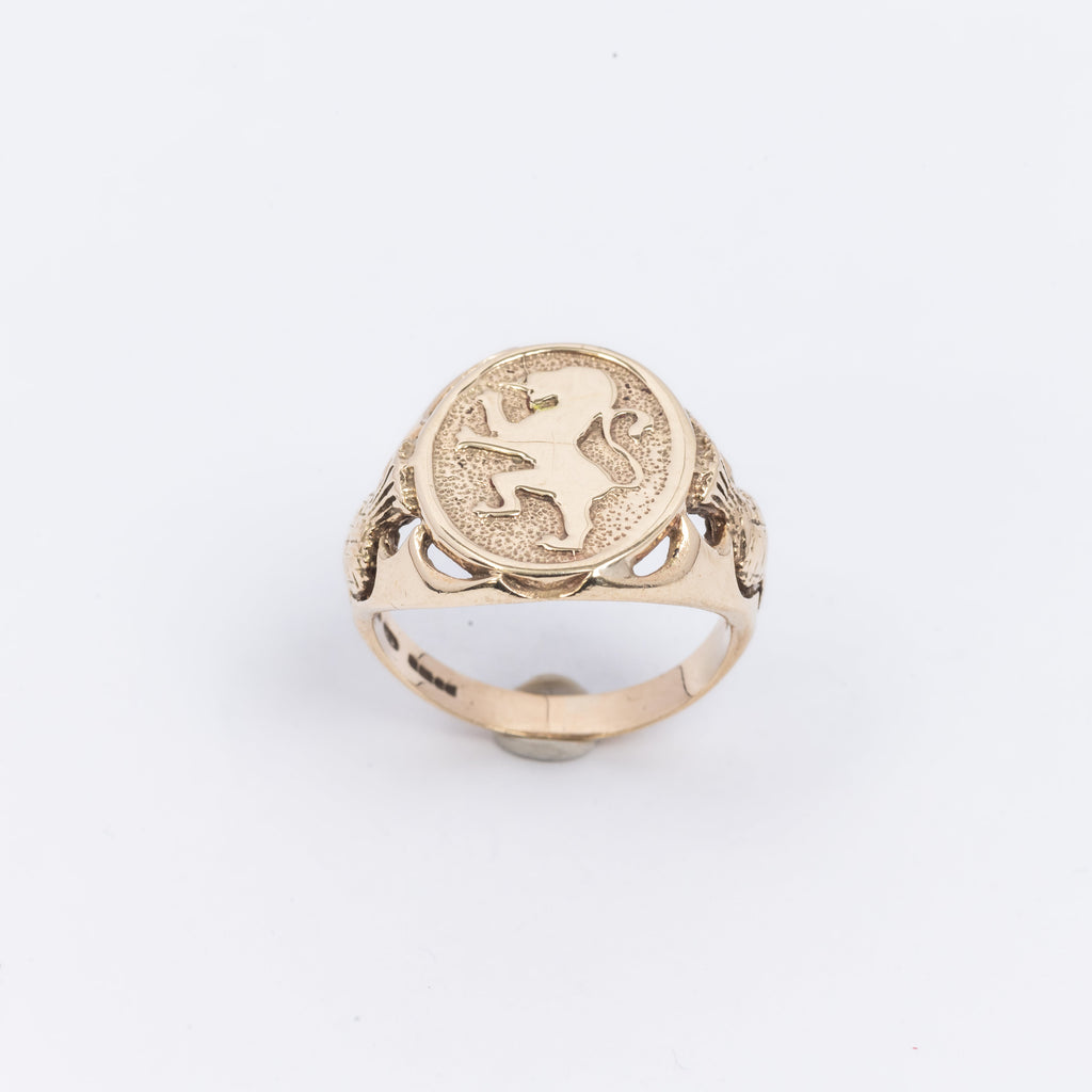 Mens Scottish Lion Ring