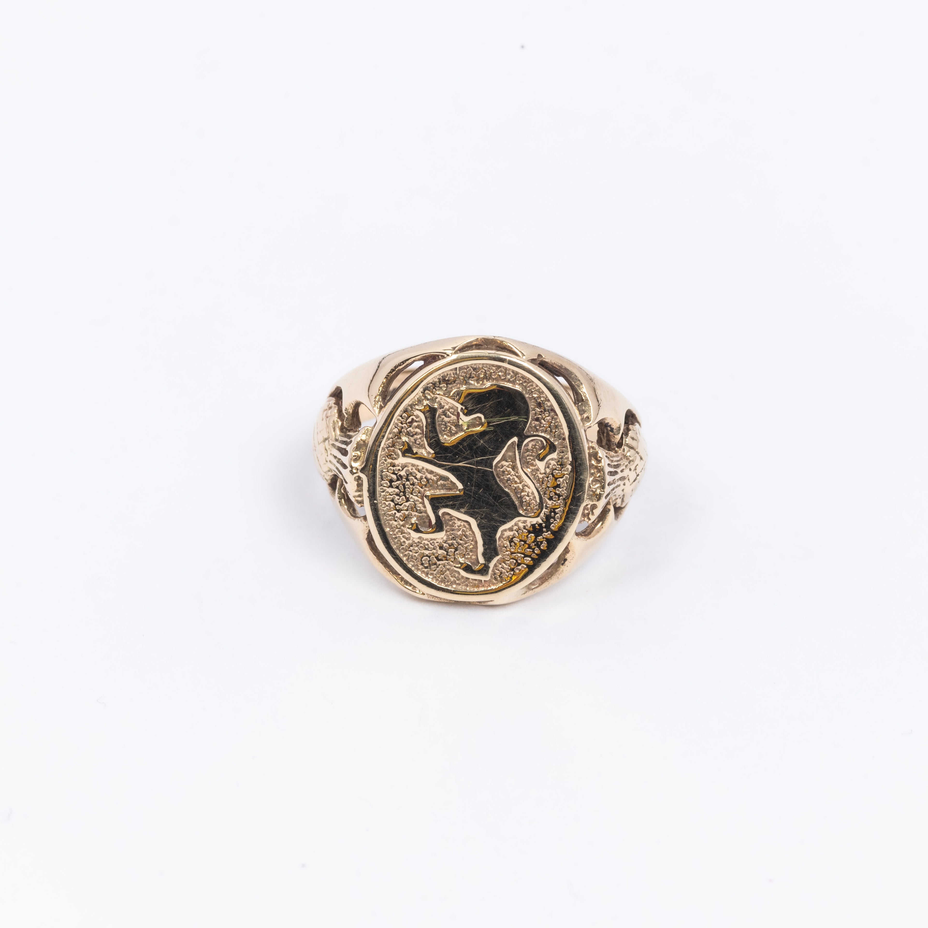 Mens Scottish Lion Ring