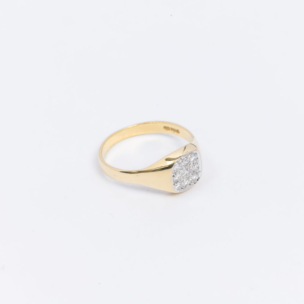 Mens Diamond Pave RIng