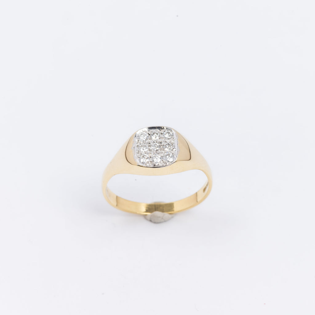 Mens Diamond Pave RIng