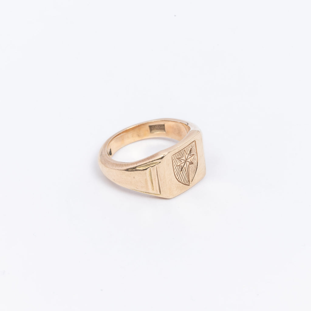 Mens Square Signet Ring