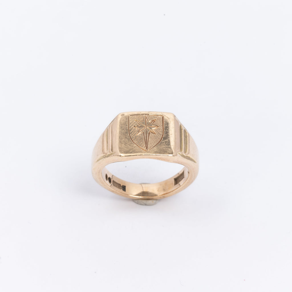 Mens Square Signet Ring
