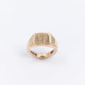 Mens Square Signet Ring