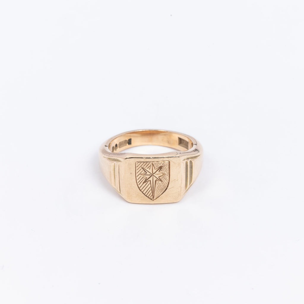 Mens Square Signet Ring