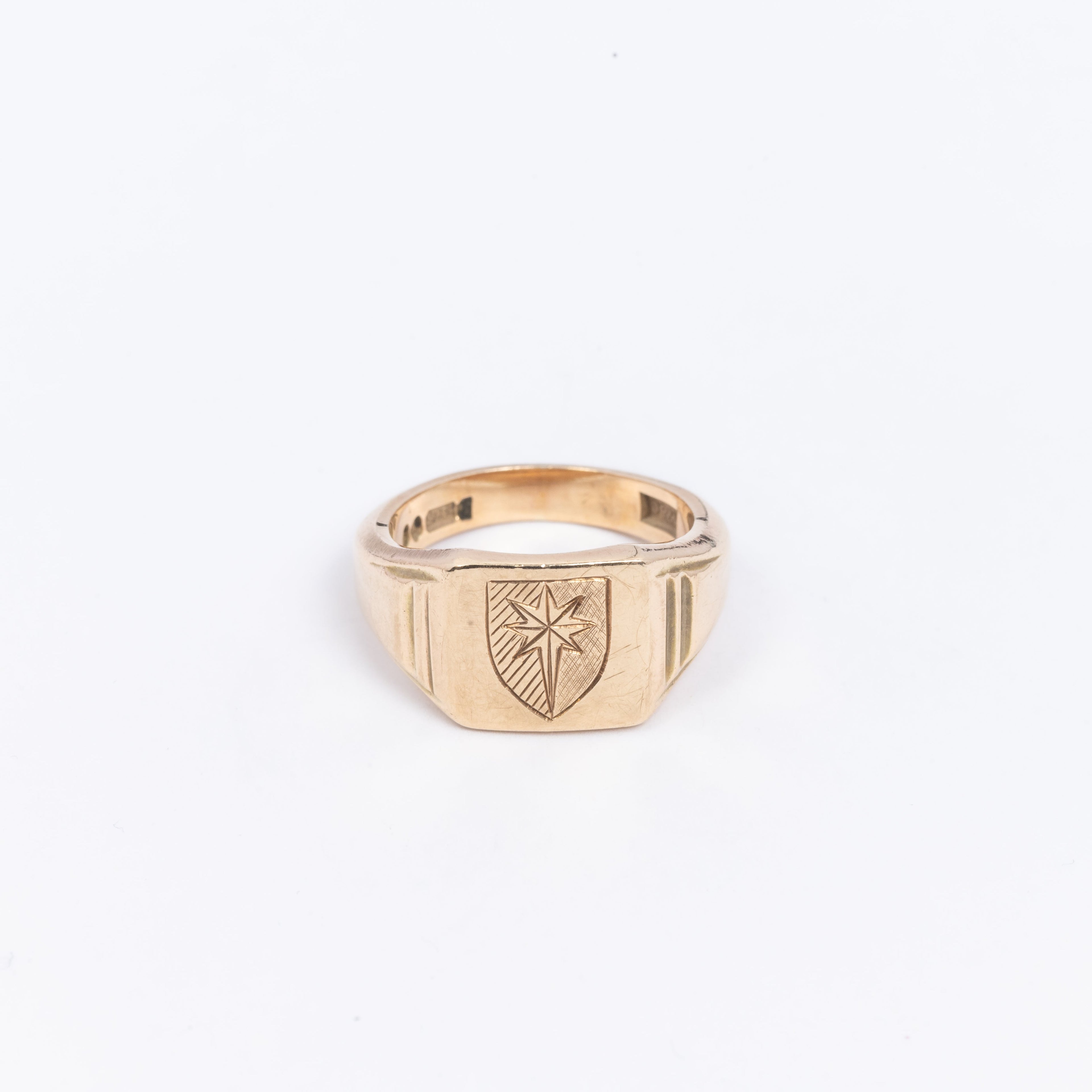 Mens Square Signet Ring
