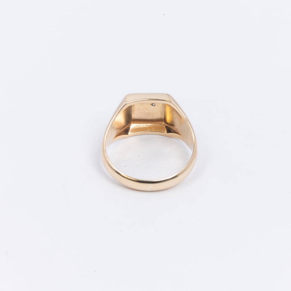 Mens Square Signet Ring