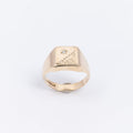 Mens Square Signet Ring