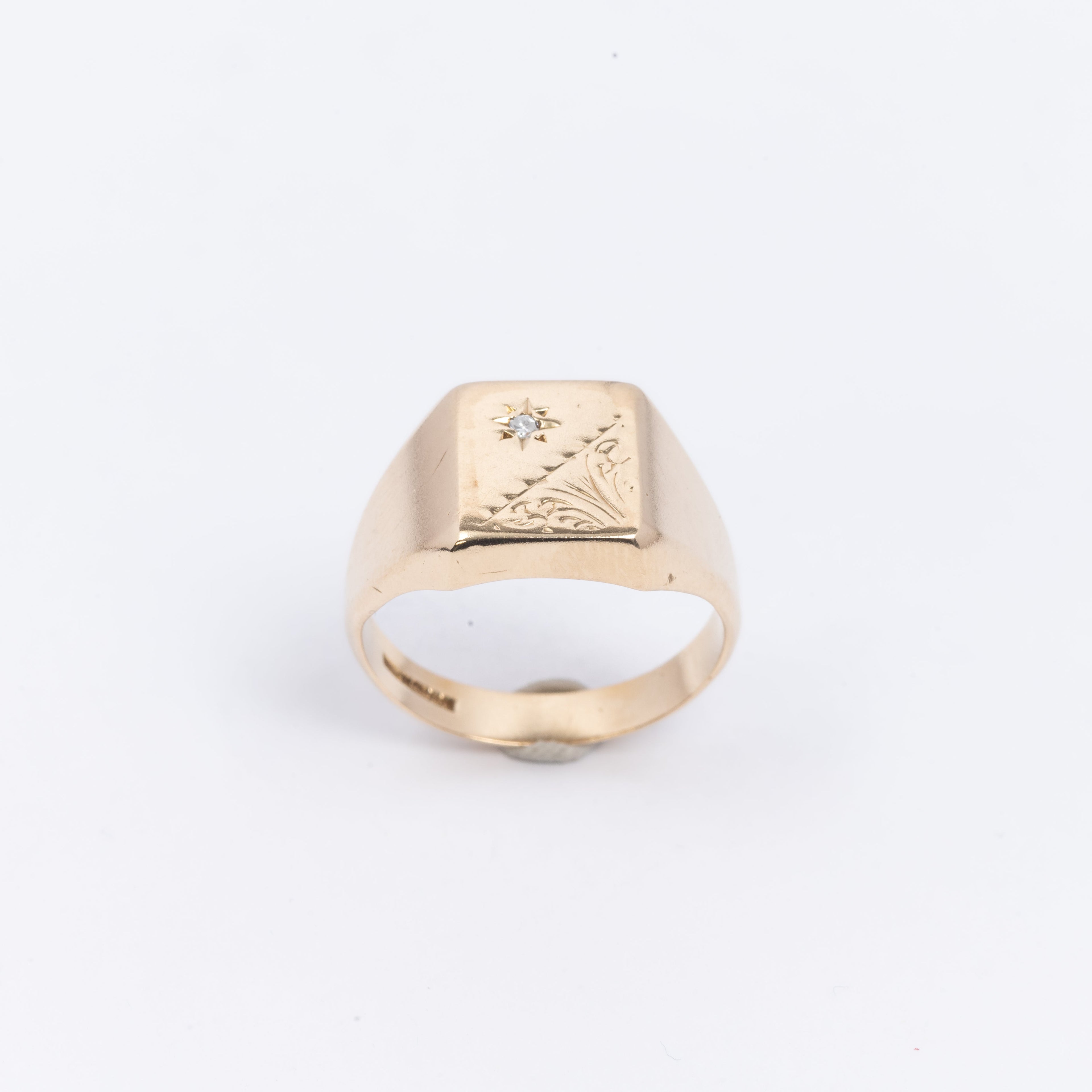 Mens Square Signet Ring