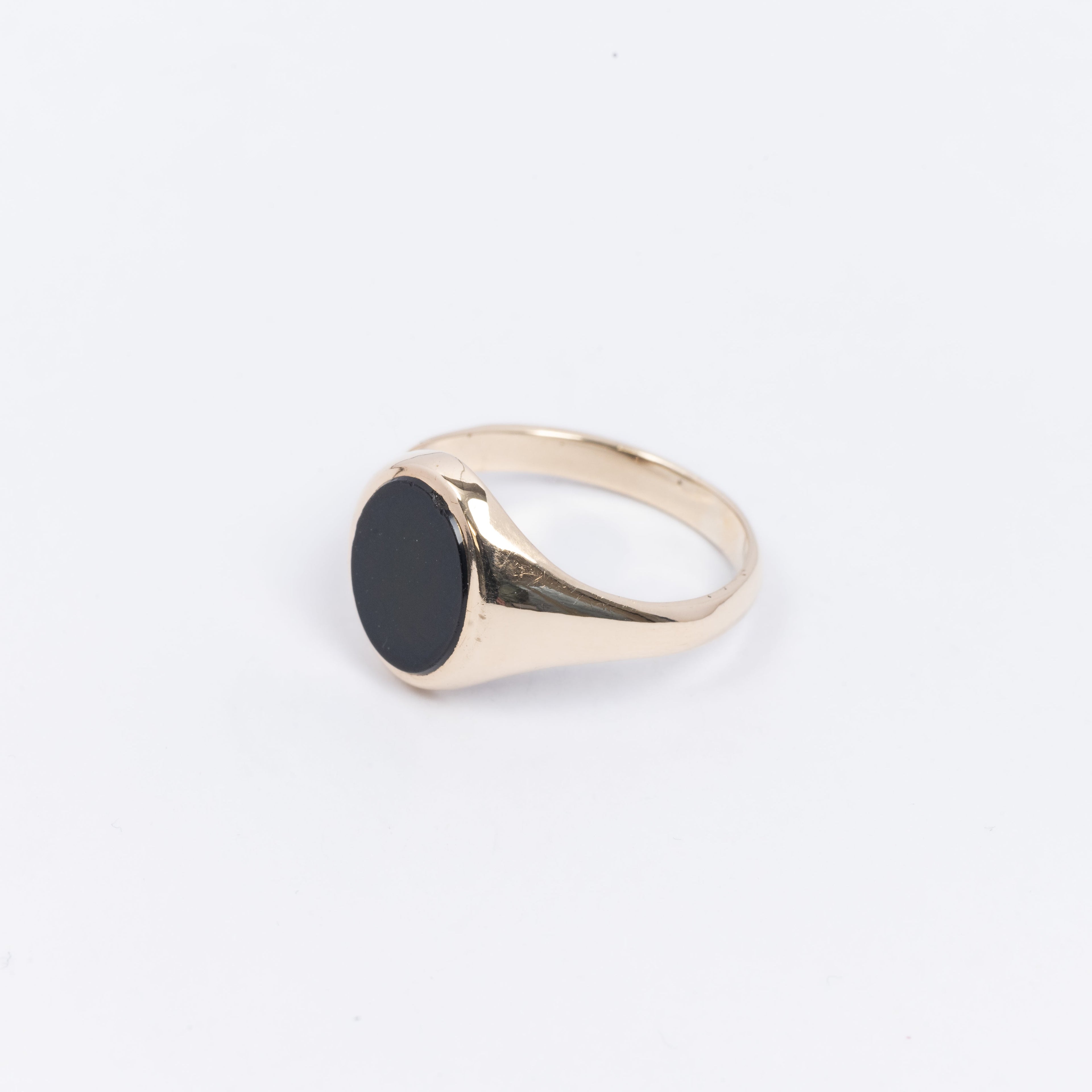 Mens Oval Signet Ring