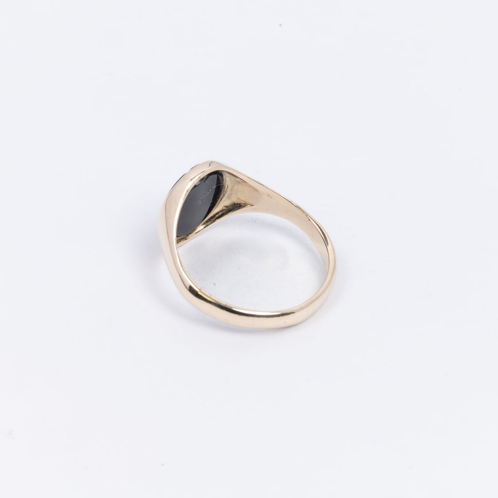 Mens Oval Signet Ring