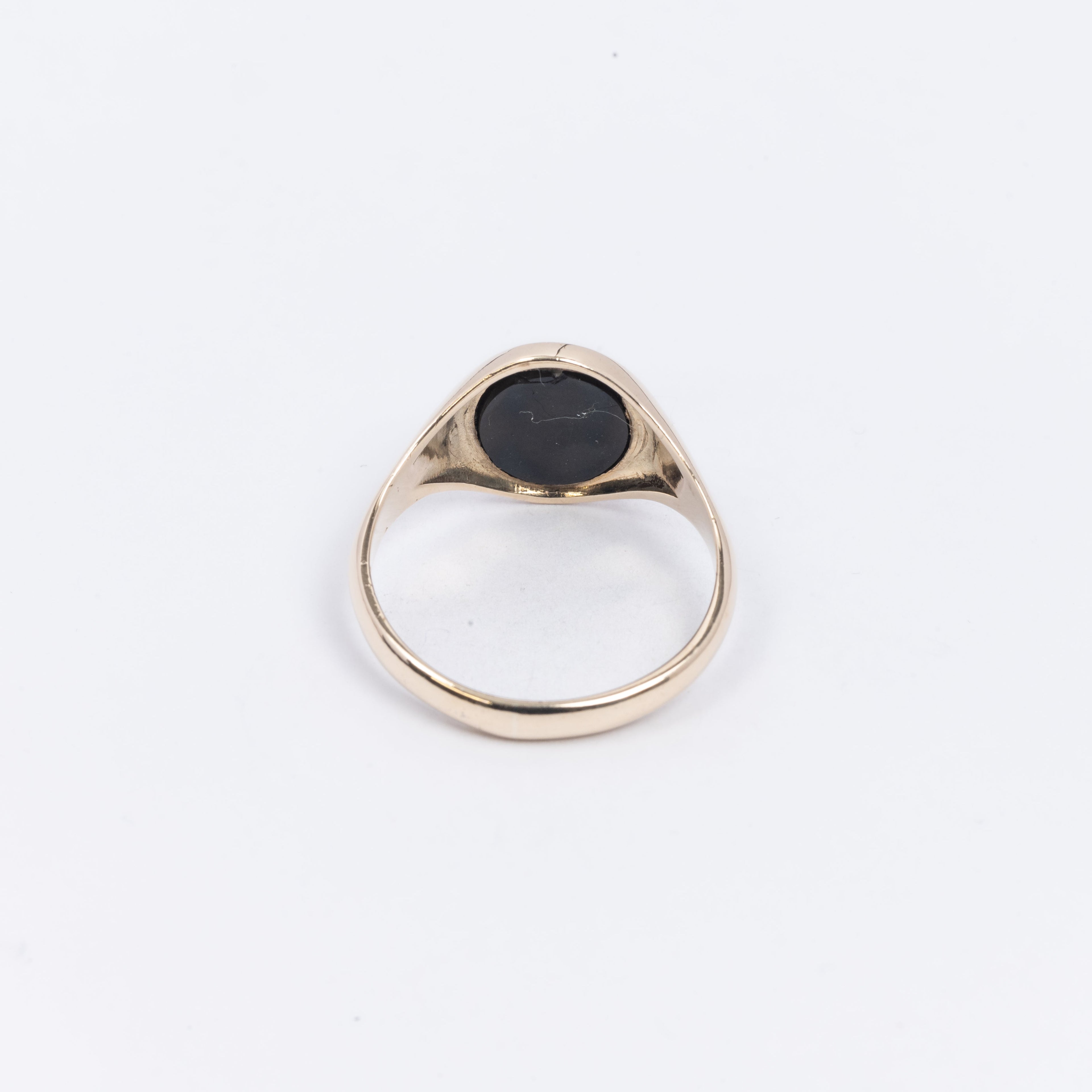 Mens Oval Signet Ring
