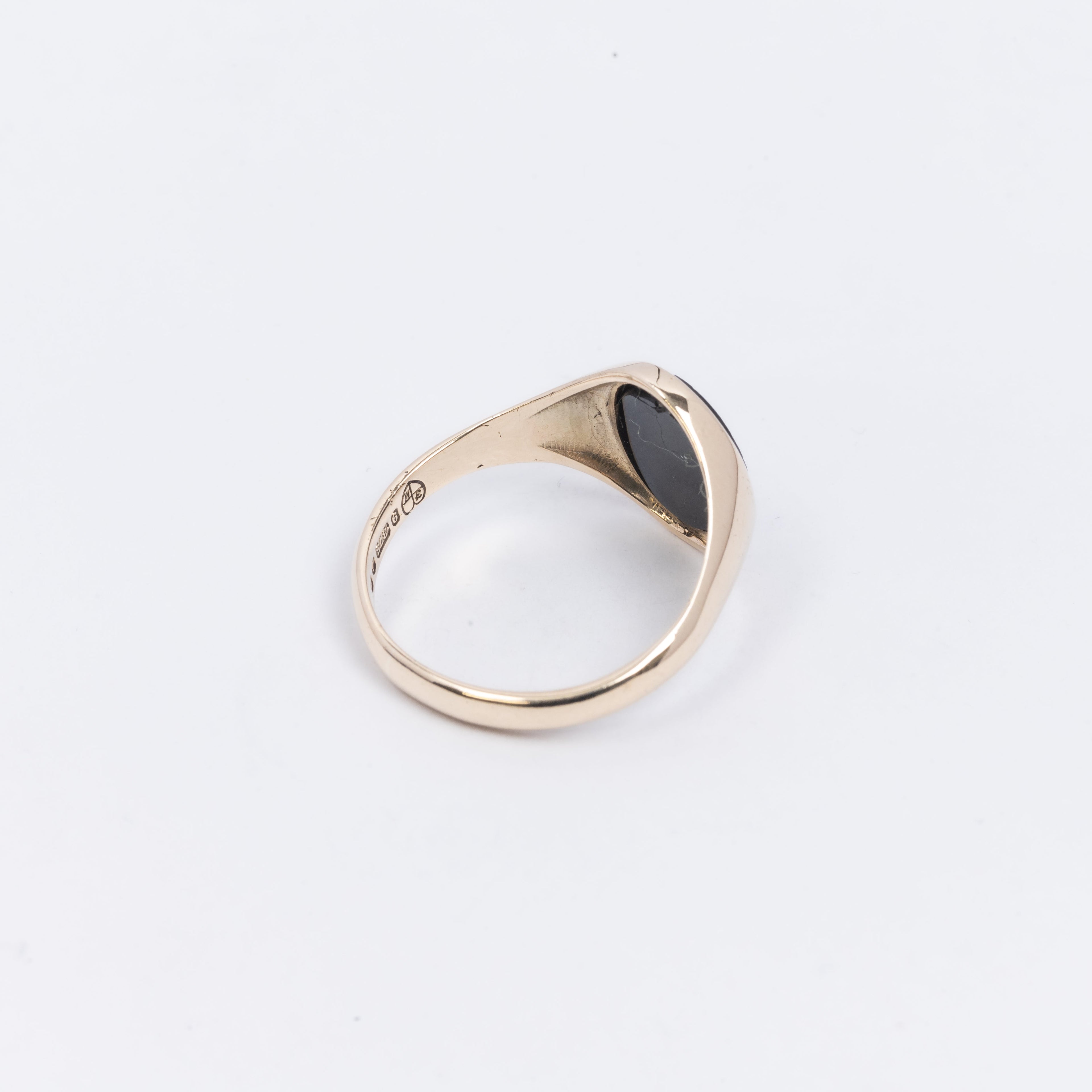 Mens Oval Signet Ring
